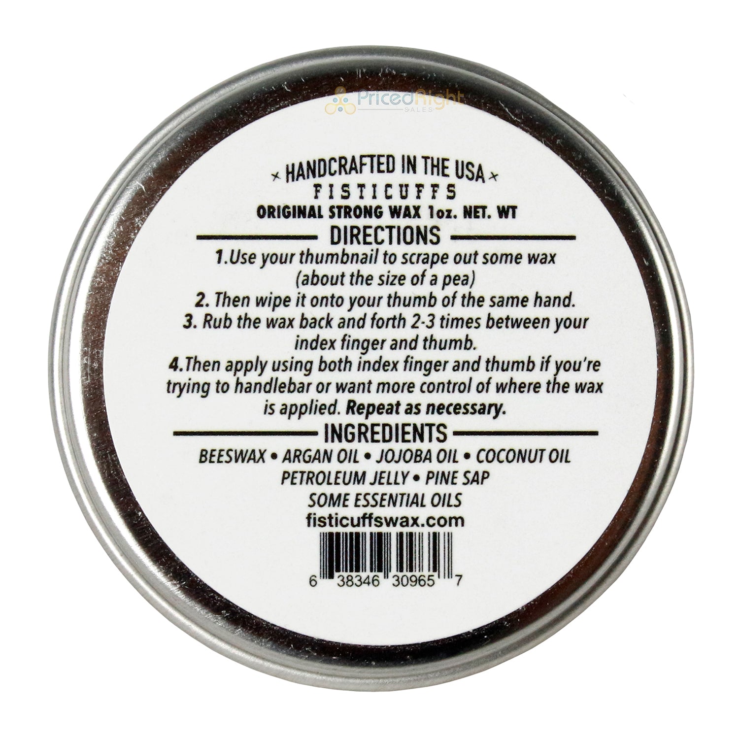 Grave Before Shave Fisticuffs Old Fashion Mustache Wax Strong Hold Citrus 1 Oz