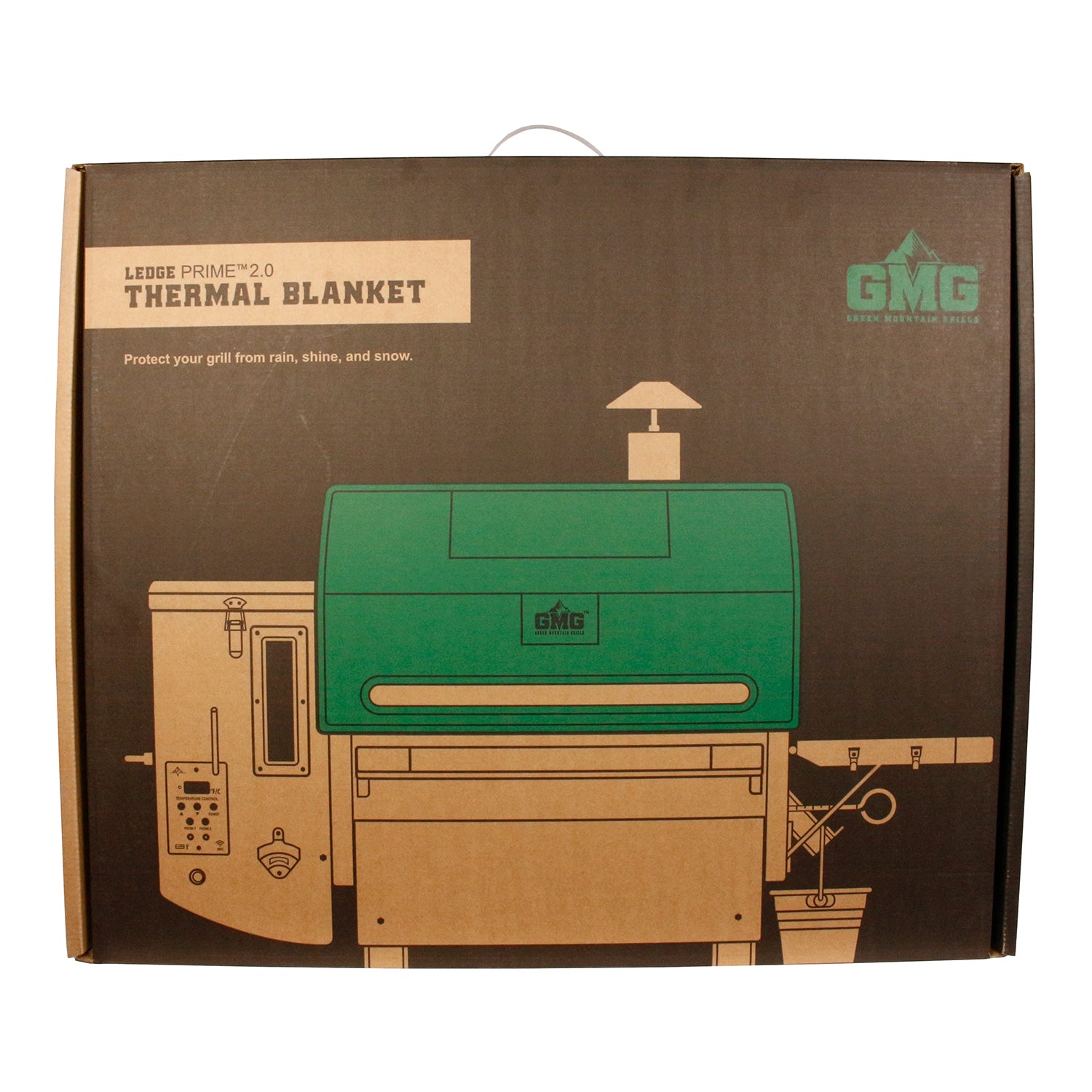 Green Mountain Grills Thermal Blanket for Ledge Prime & DB Models Black GMG-6047