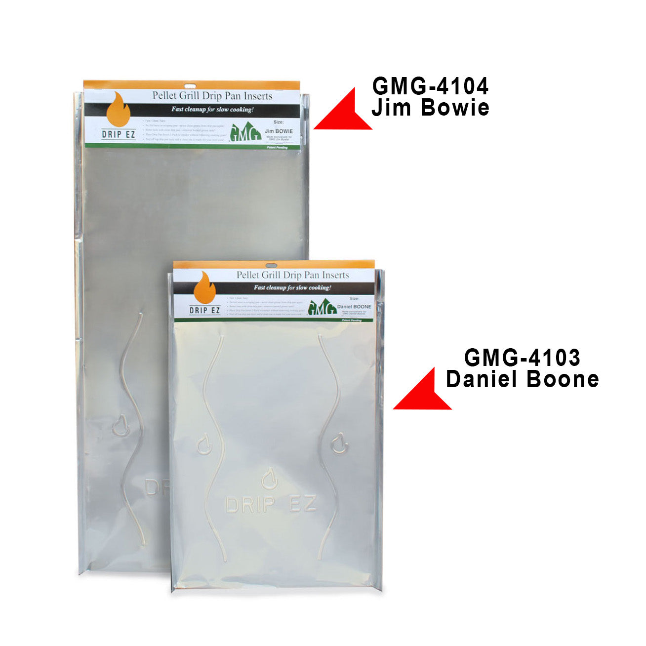 Green Mountain Grills 3 Drip Disposable Grease Trays Daniel Boone GMG-4103