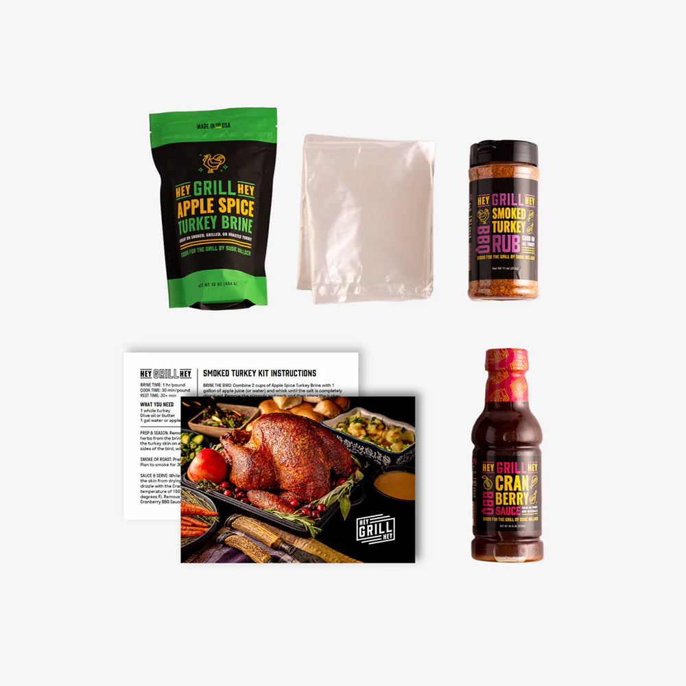 Hey Grill Hey Smoked Turkey Brine & Seasoning Kit Up To 20 Pound Bird H03401