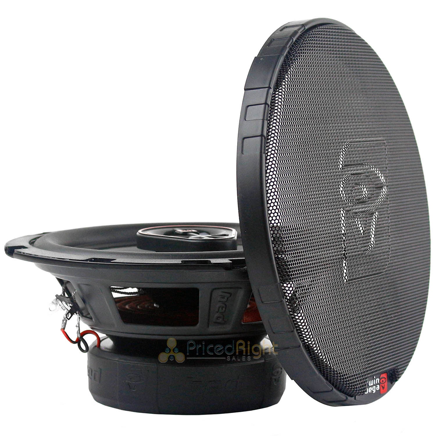 Cerwin Vega 6.5 and 6x9 3-Way Coaxial Speakers 4 Ohm HED Series H7653 H7693 Pack