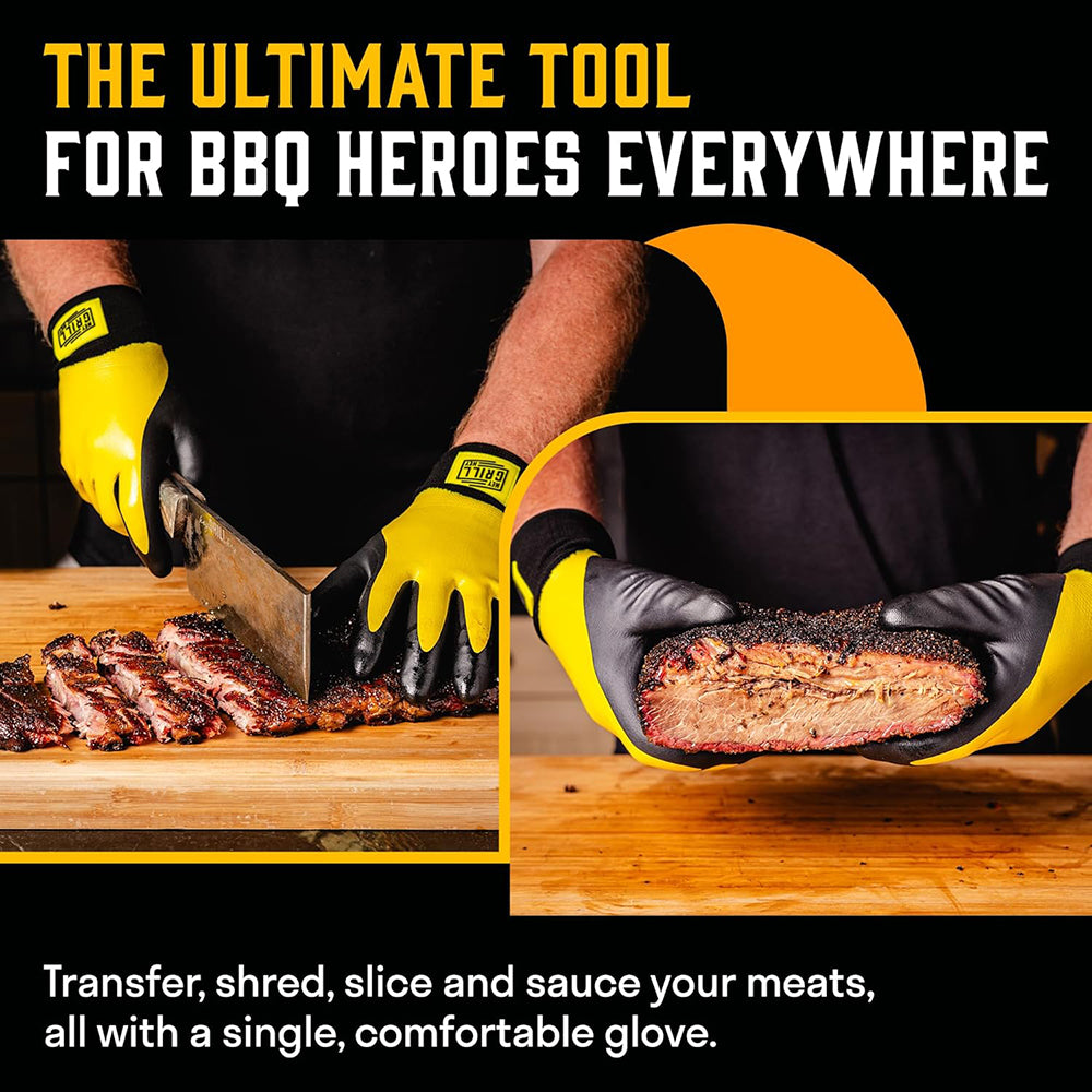 Hey Grill Hey Pitmaster Gloves XL Heat Resistant Up To 500 Degrees HGHGLOVESXL