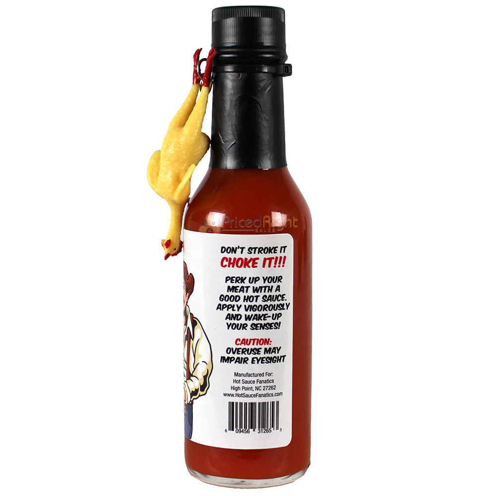 Choke Your Chicken Garlic Habanero Pepper Hot Sauce Spicy 5 oz Bottle HSD024