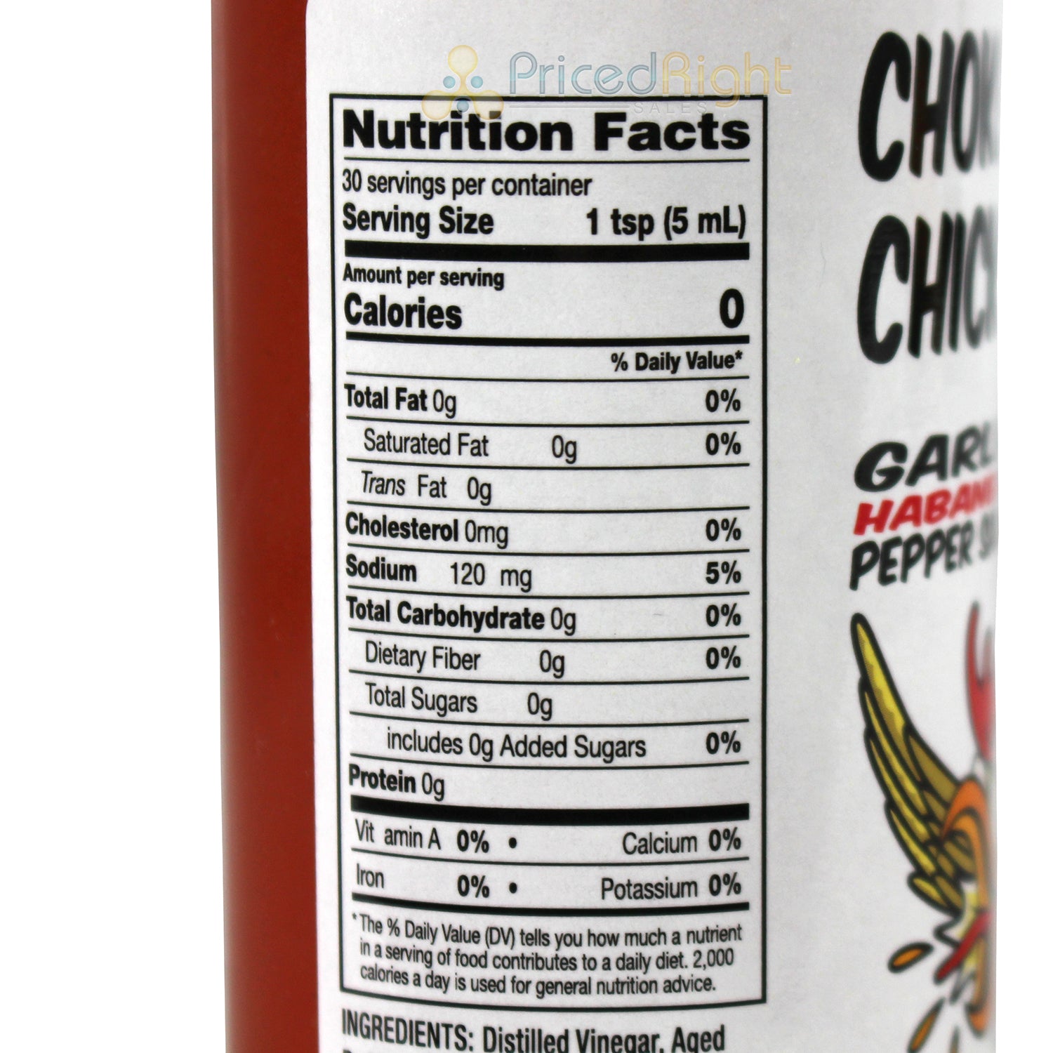 Choke Your Chicken Garlic Habanero Pepper Hot Sauce Spicy 5 oz Bottle HSD024