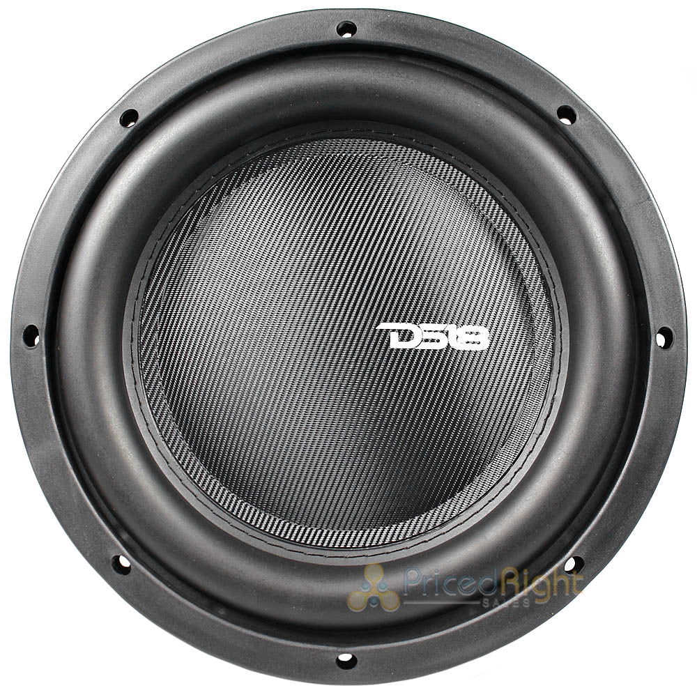 DS18 10" Subwoofer Shallow Mount Dual 4 Ohm Slim 1000 Watts Max IXS10.4D Single