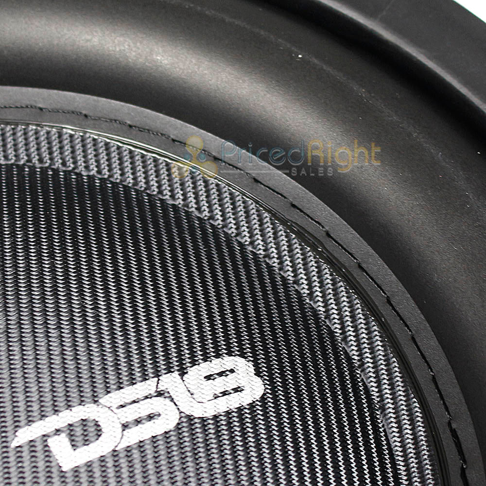 DS18 10" Subwoofer Shallow Mount Dual 4 Ohm Slim 1000 Watts Max IXS10.4D Single