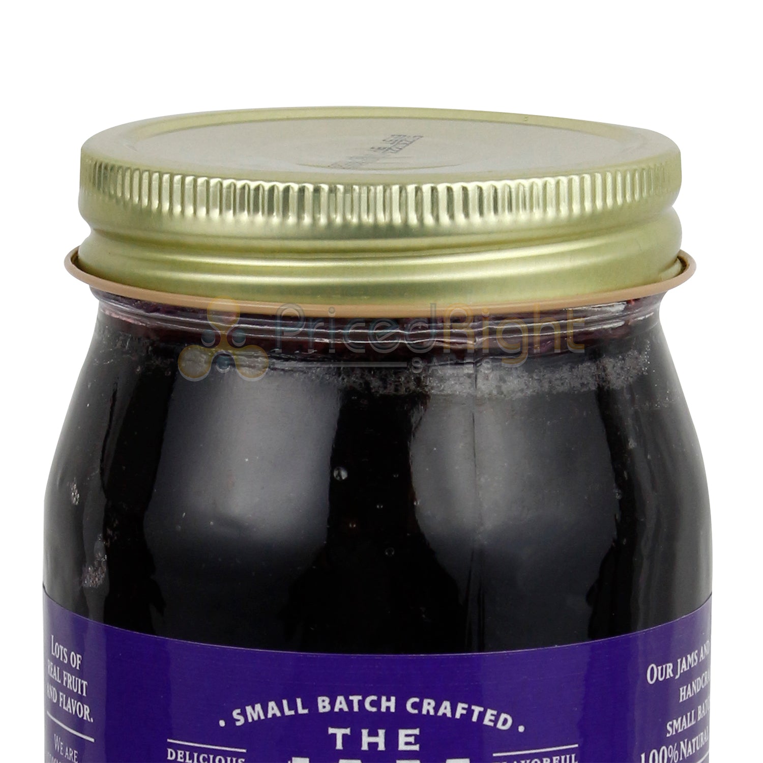 The Jam Shoppe All-Natural Grape Jam Small Batch Handcrafted Real Fruit 19 OZ