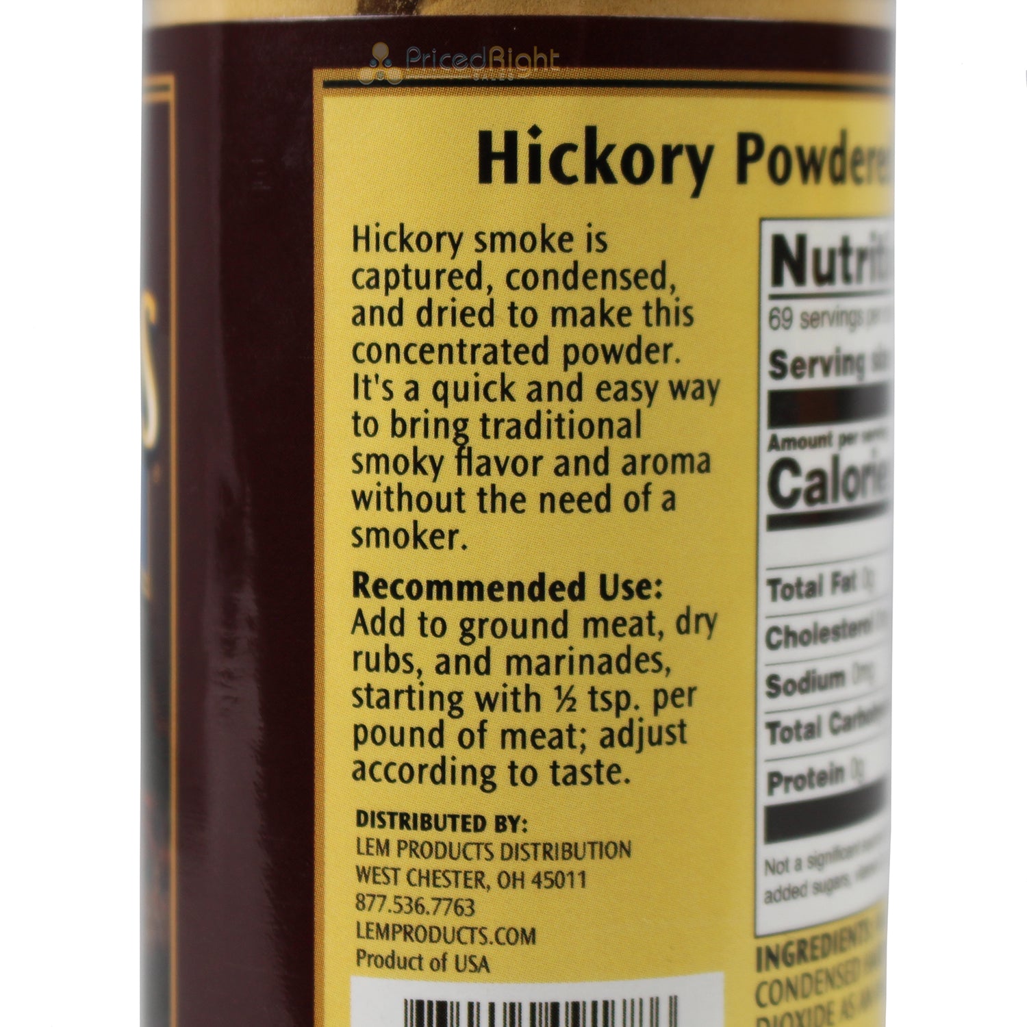 LEM Backwoods Hickory Powdered Smoke 3.4 oz Flavor Enhancer