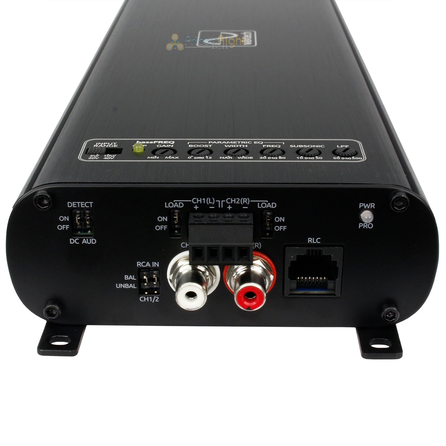 Wavtech Mini Series 1000 Watt RMS Mono Amplifier With Built-In BassFREQ Preamp