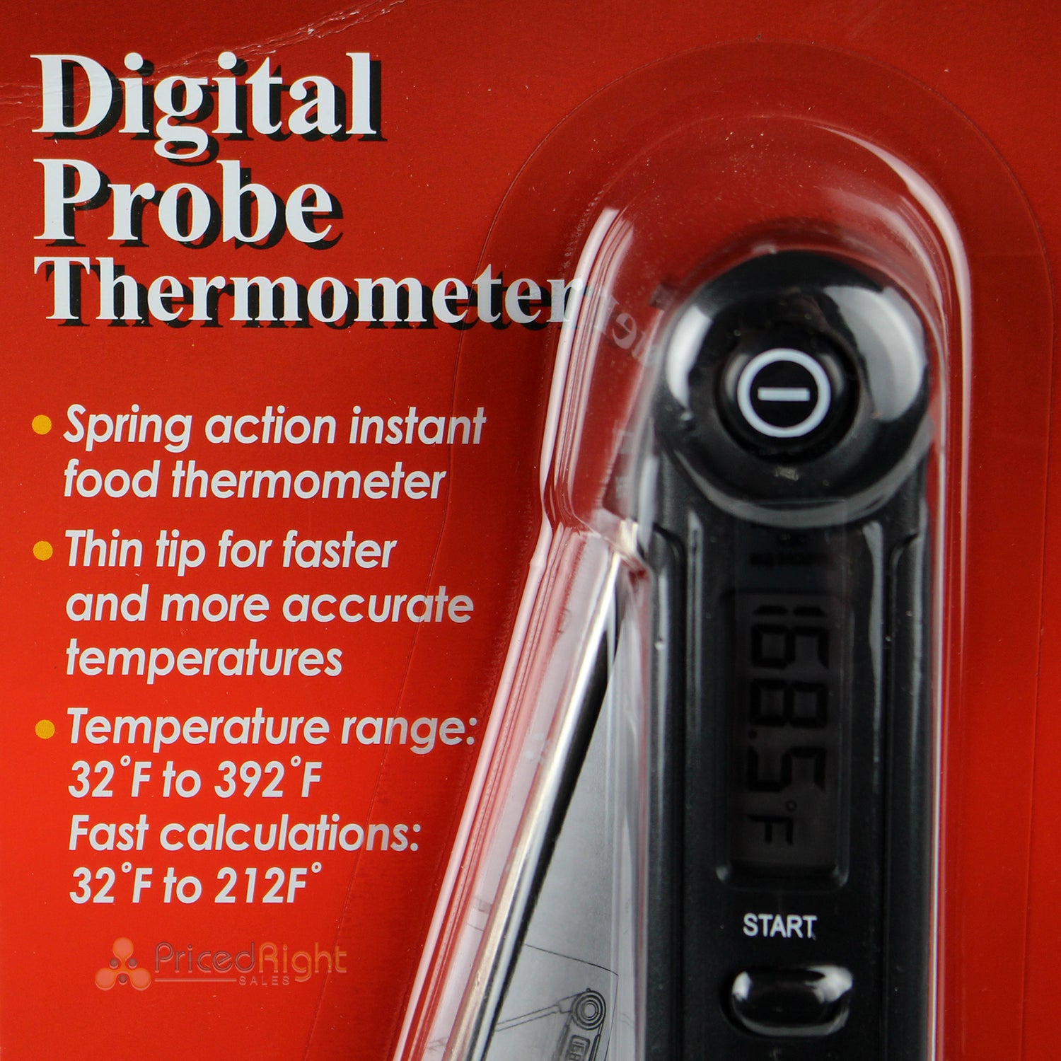 Maverick Pocket Flip Action Digital Meat Probe Food Temp DT-13BLACK 32F To 392F