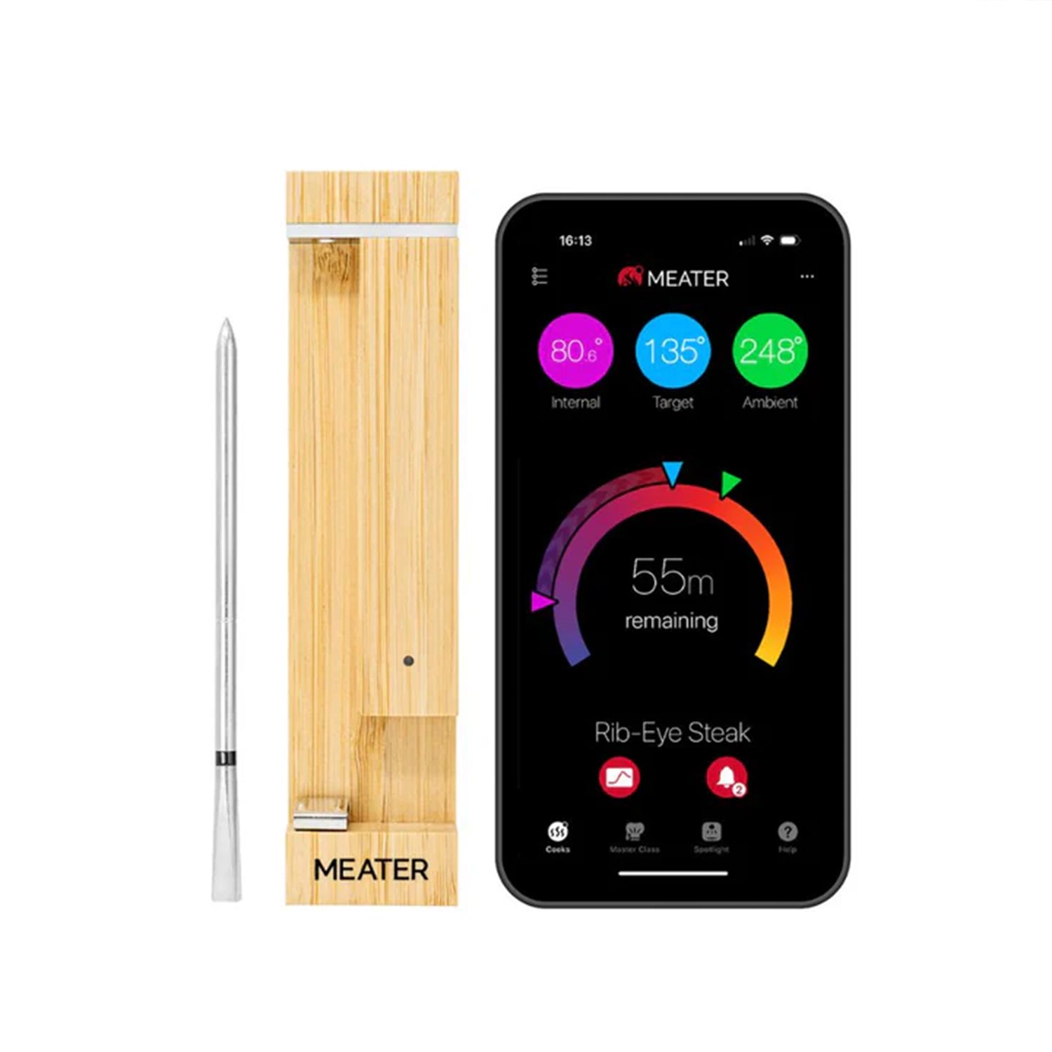 Meater 2 Plus 250 Ft Long Range Wireless Bluetooth Thermometer Single Probe