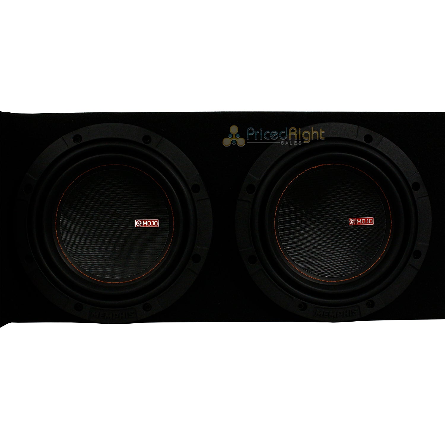 Memphis Audio MJME6D1TV2 Loaded Dual 6.5" Truck Box Ported 1400W RMS Mojo Mini