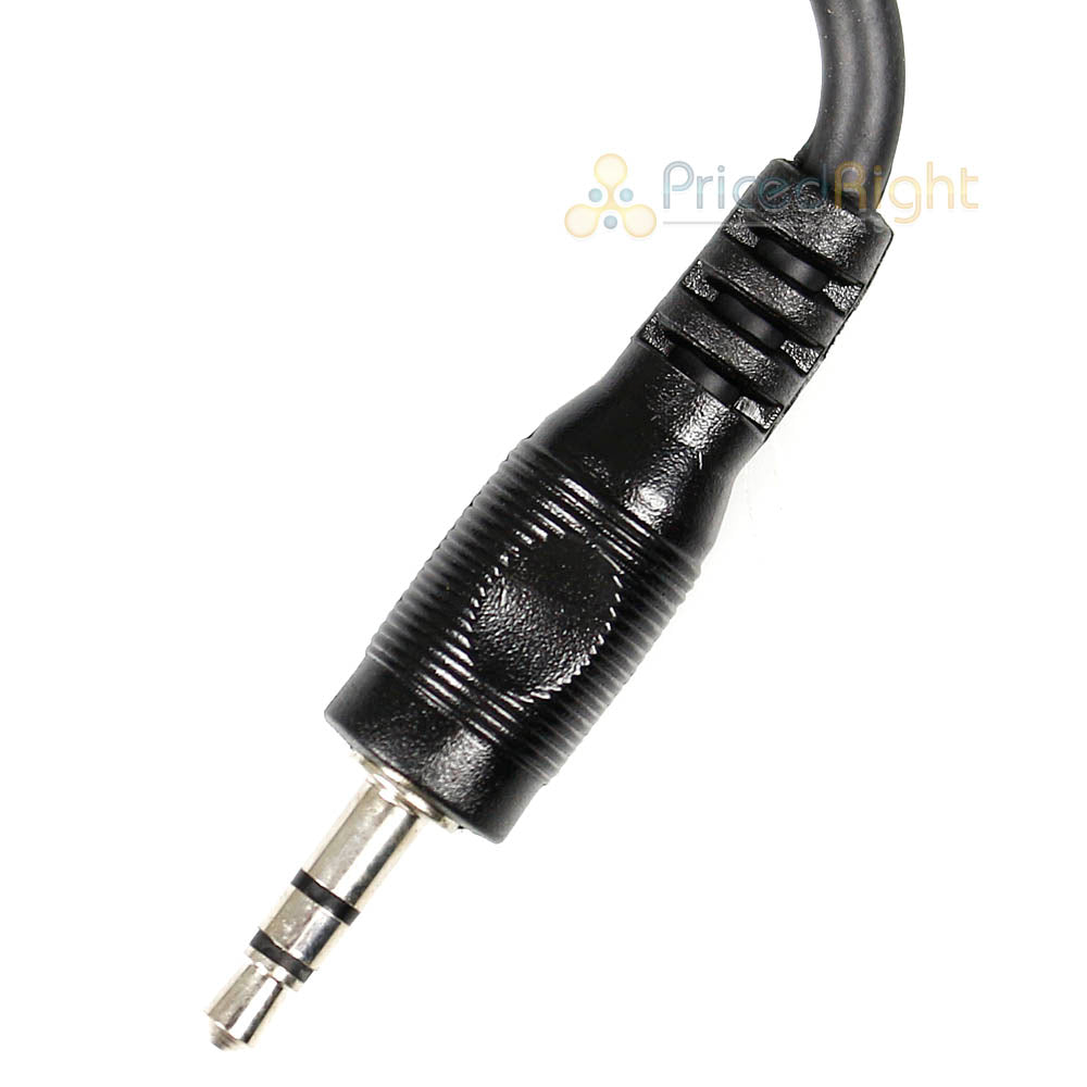 DS18 3 Ft Aux to RCA Cable 3.5mm 2 Channel Interconnect Car Audio MP3DUALRCA3FT