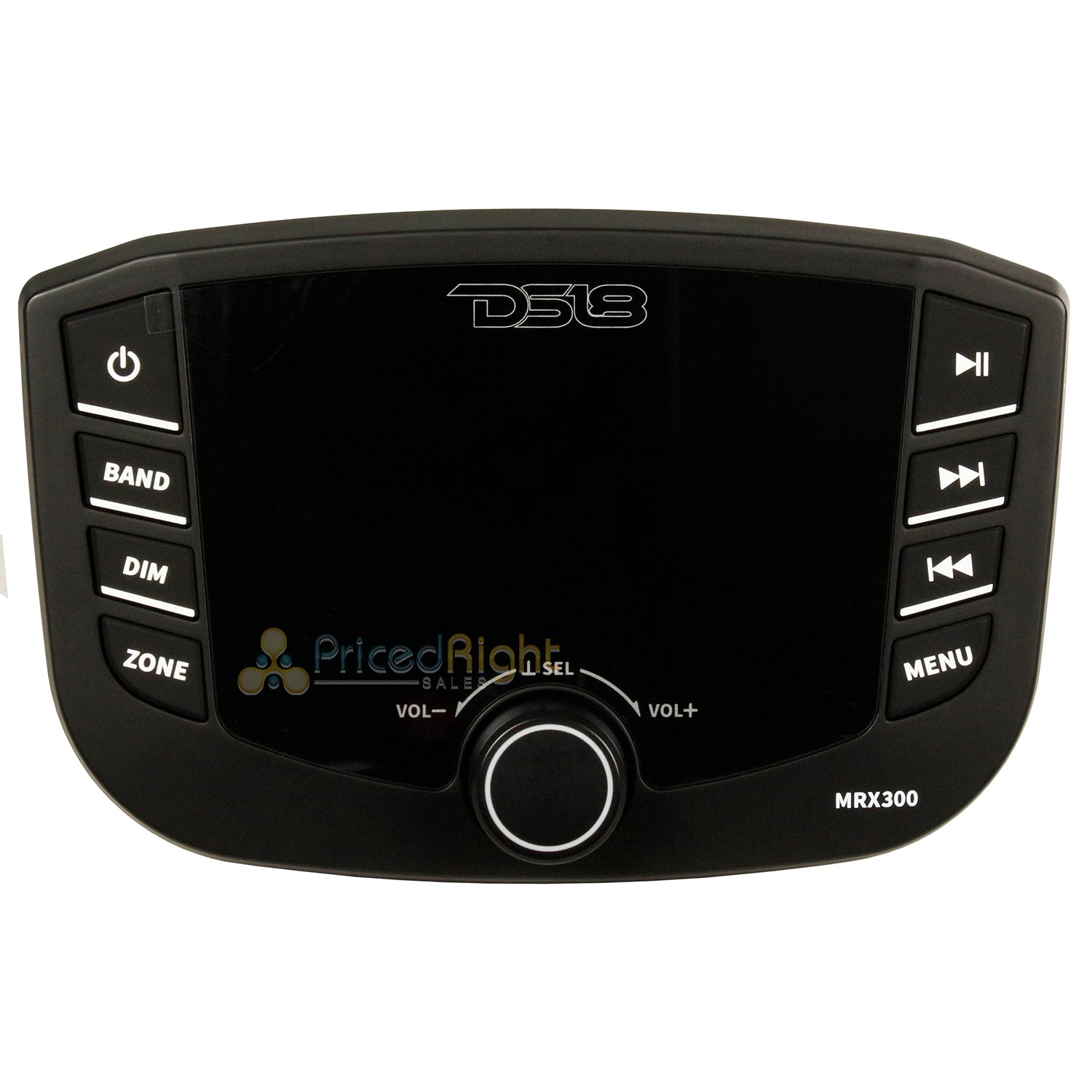 DS18 Marine & Powersport Radio Headunit TFT Screen Waterproof 3 Zones Bluetooth