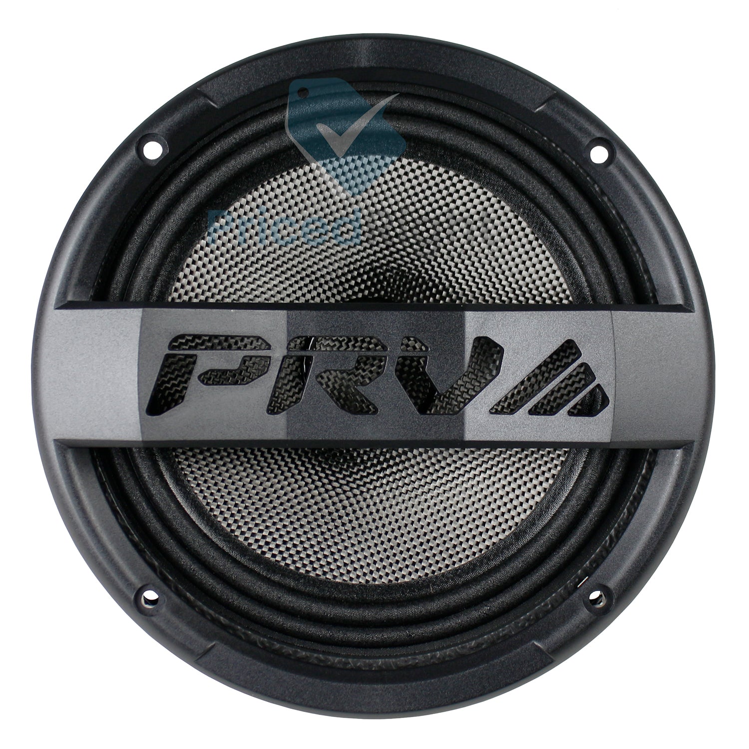 PRV 8" Motorcycle Midrange Speaker 400W 4 Ohm Carbon Fiber MT8MR400CF-NDY-4 SLIM