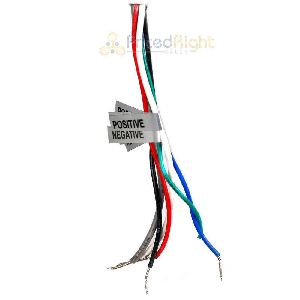 ﻿DS18 8" Neodymium Marine Tower Speakers White with RGB LED Light 550 Watts