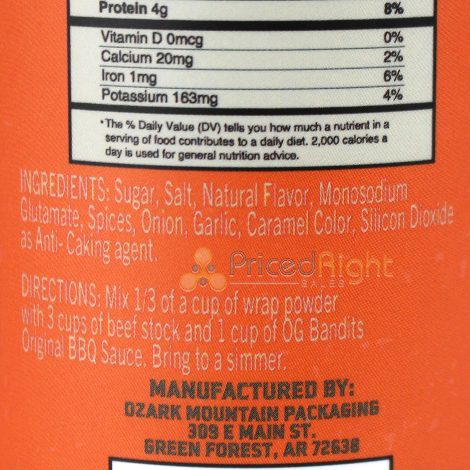 O.G. Bandits The Buckin' Brisket Wrap Rub Seasoning 11.11 Oz OG1030