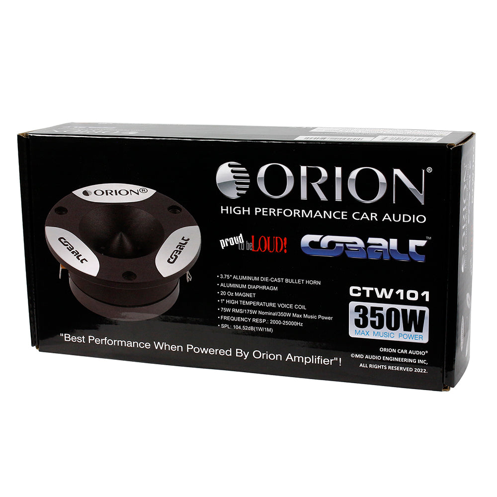 4 Orion Cobalt 3.75" Super Tweeters 350W Max Power Car Audio Two Pair CTW101