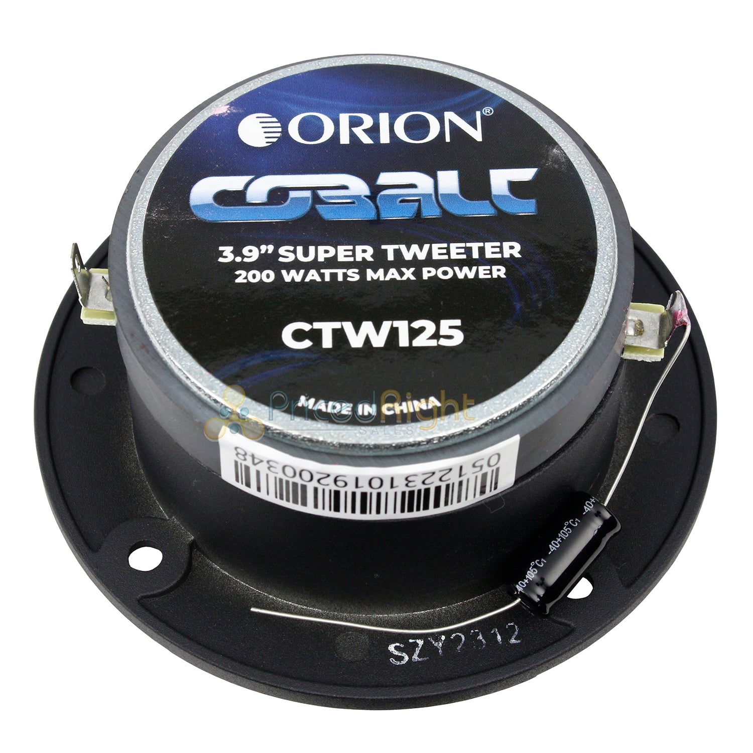 Orion Cobalt Series 3.9" Aluminum Super Tweeter Pair 50W Rms 200W Max CTW125