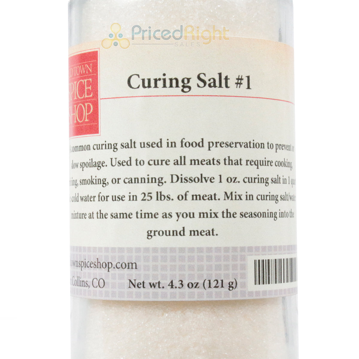 Old Town Spice Shop Curing Salt #1 Food Preservation Prevent Spoilage 4.3 Ounce