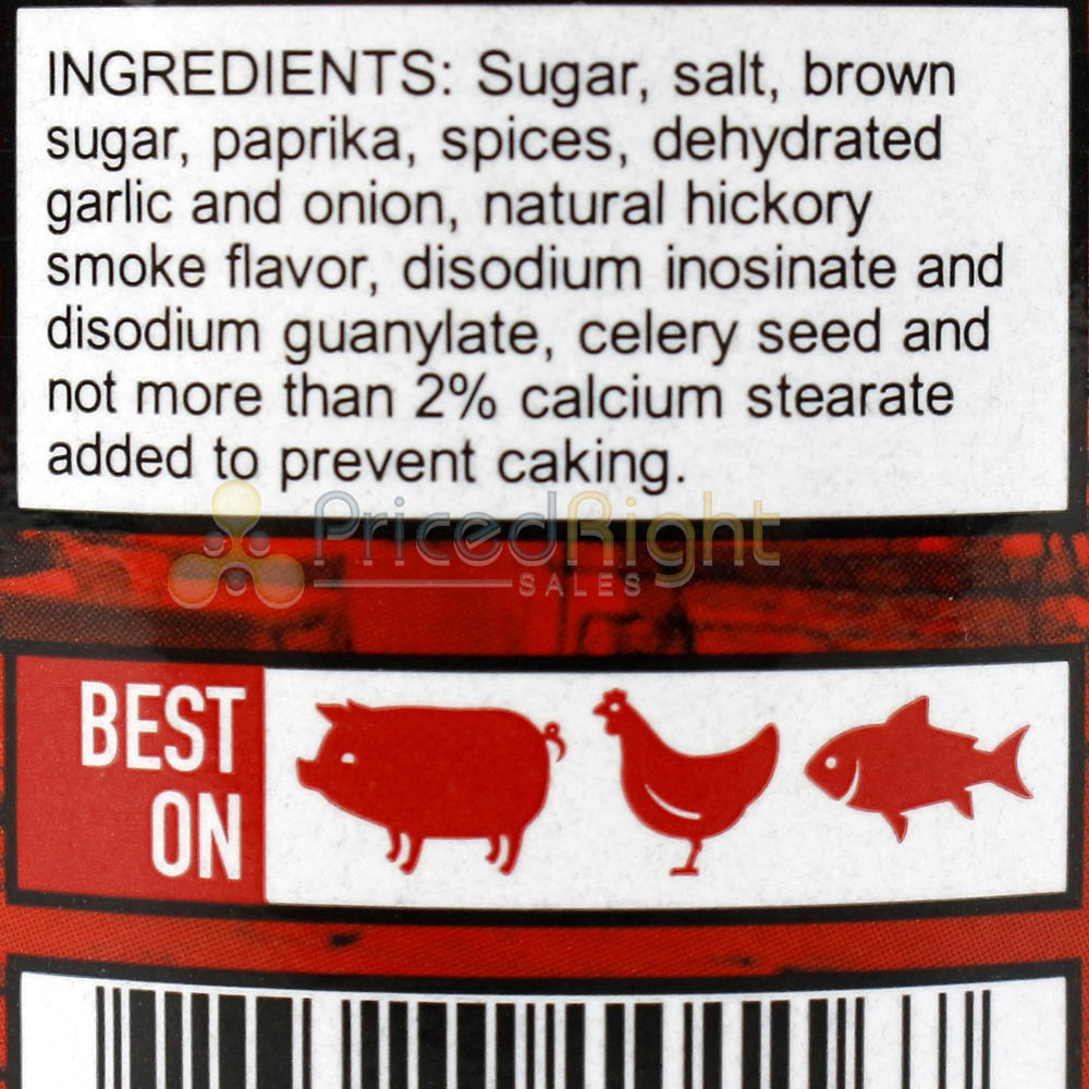 Operation BBQ Relief Sweet & Smoky Rub 11.7 Oz Brown Sugar Hickory Blend Spice