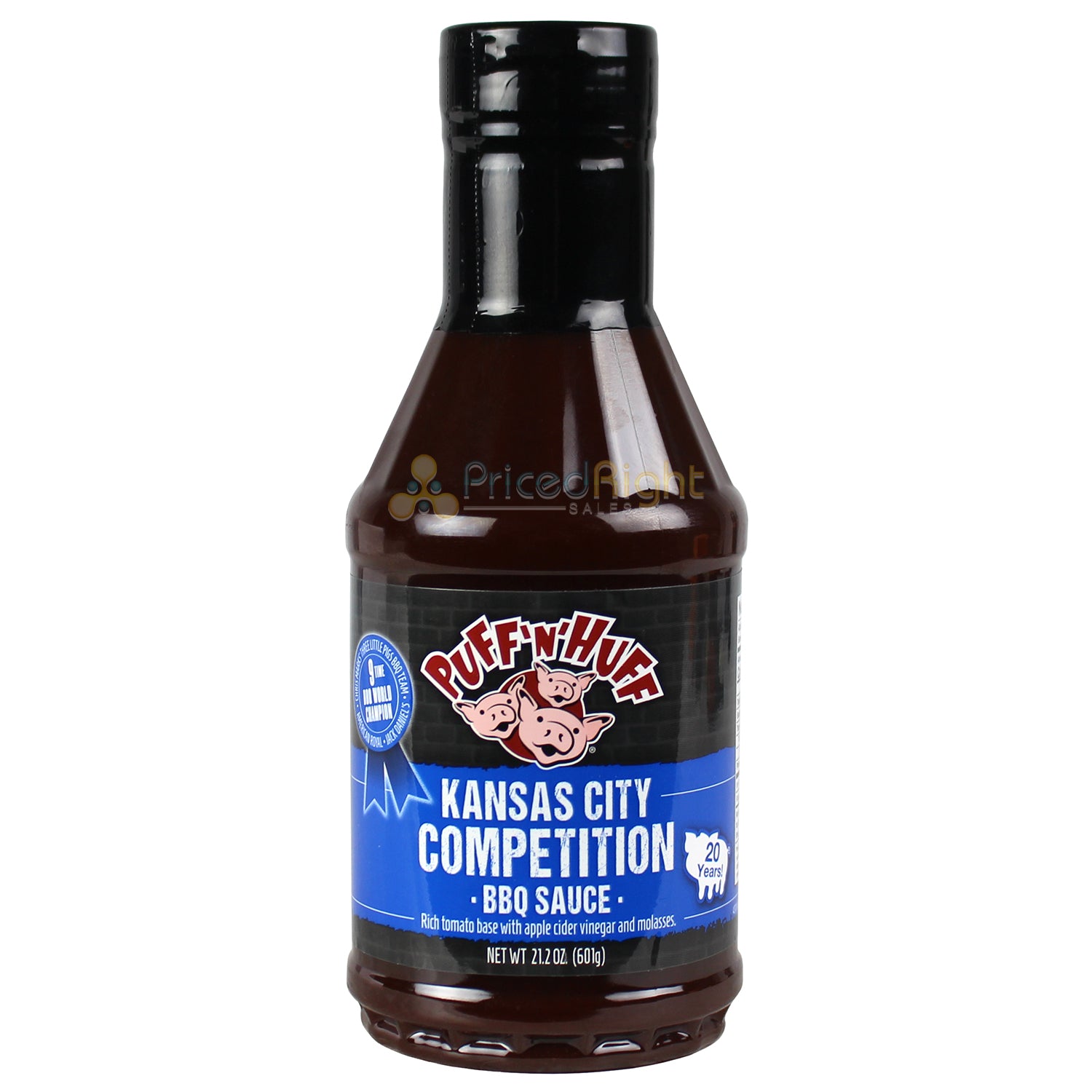 Three Little Pigs 2 Pack BBQ Combo KC Sweet Sauce & KC Competition BBQ Sauce