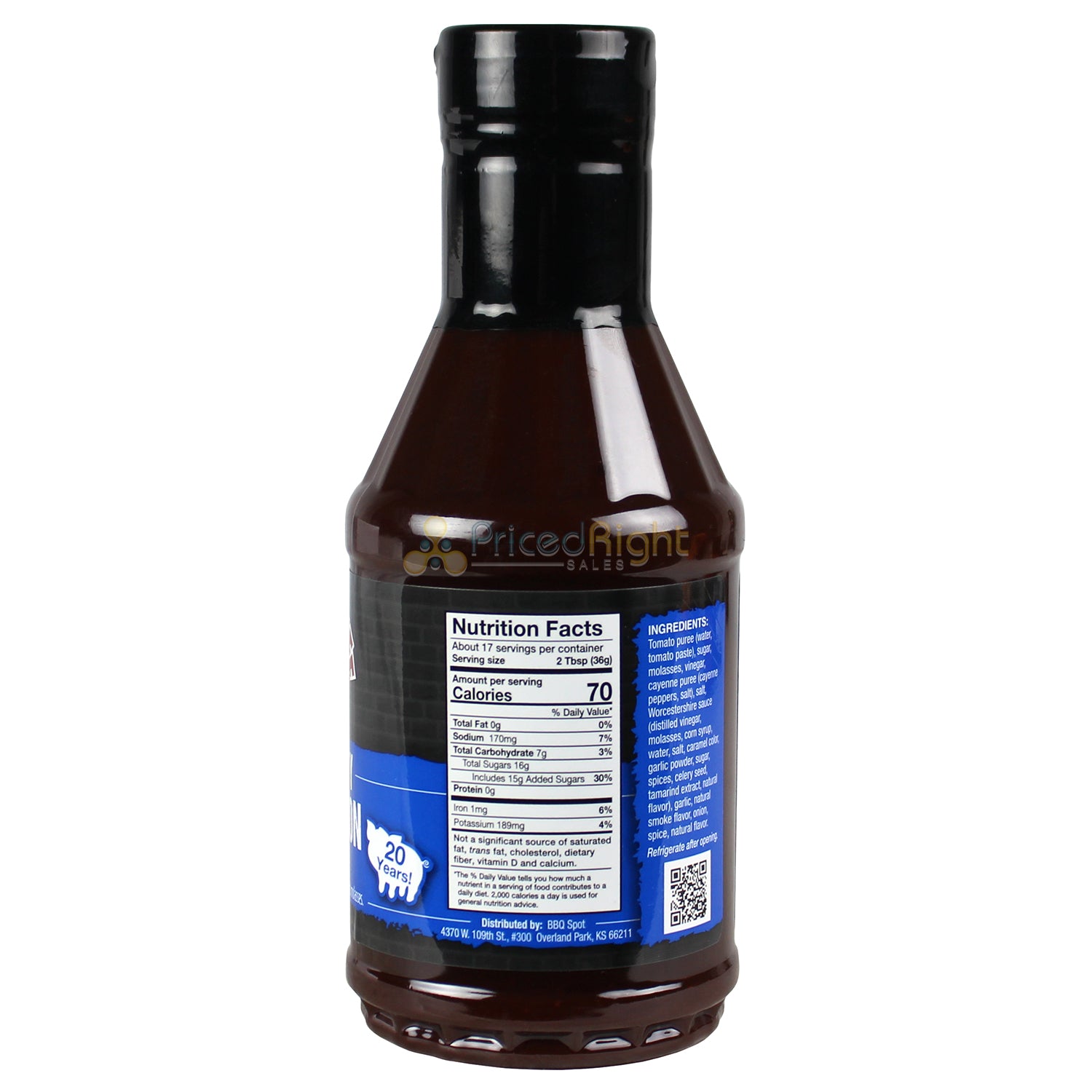 Three Little Pigs Kansas City Competition BBQ Sauce 21.2 Oz Award Winning Recipe
