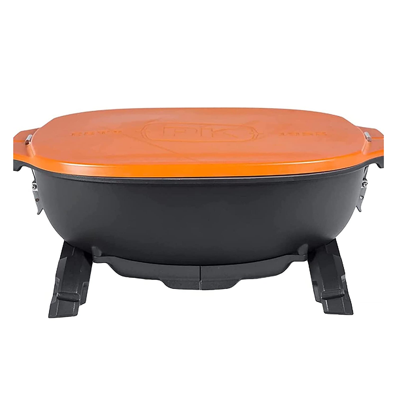 Portable Kitchens PK200 PKGO Hibachi Charcoal Portable Grill Aluminum Orange