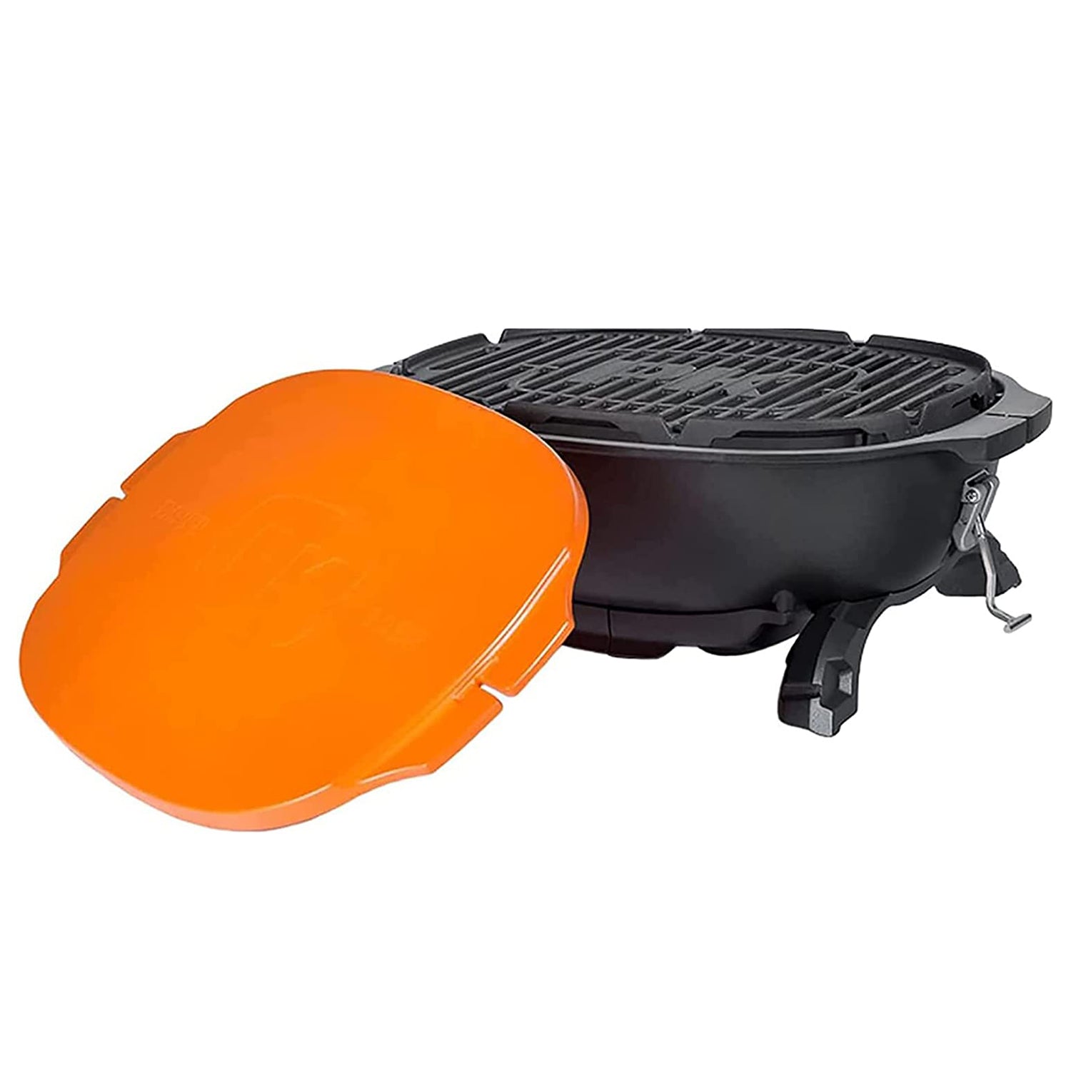 Portable Kitchens PK200 PKGO Hibachi Charcoal Portable Grill Aluminum Orange