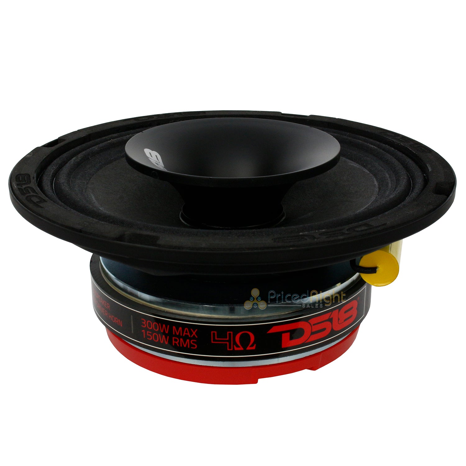 DS18 PRO 6.5" Shallow Coaxial Mid-Range Loudspeaker Built In Driver Rms 150W