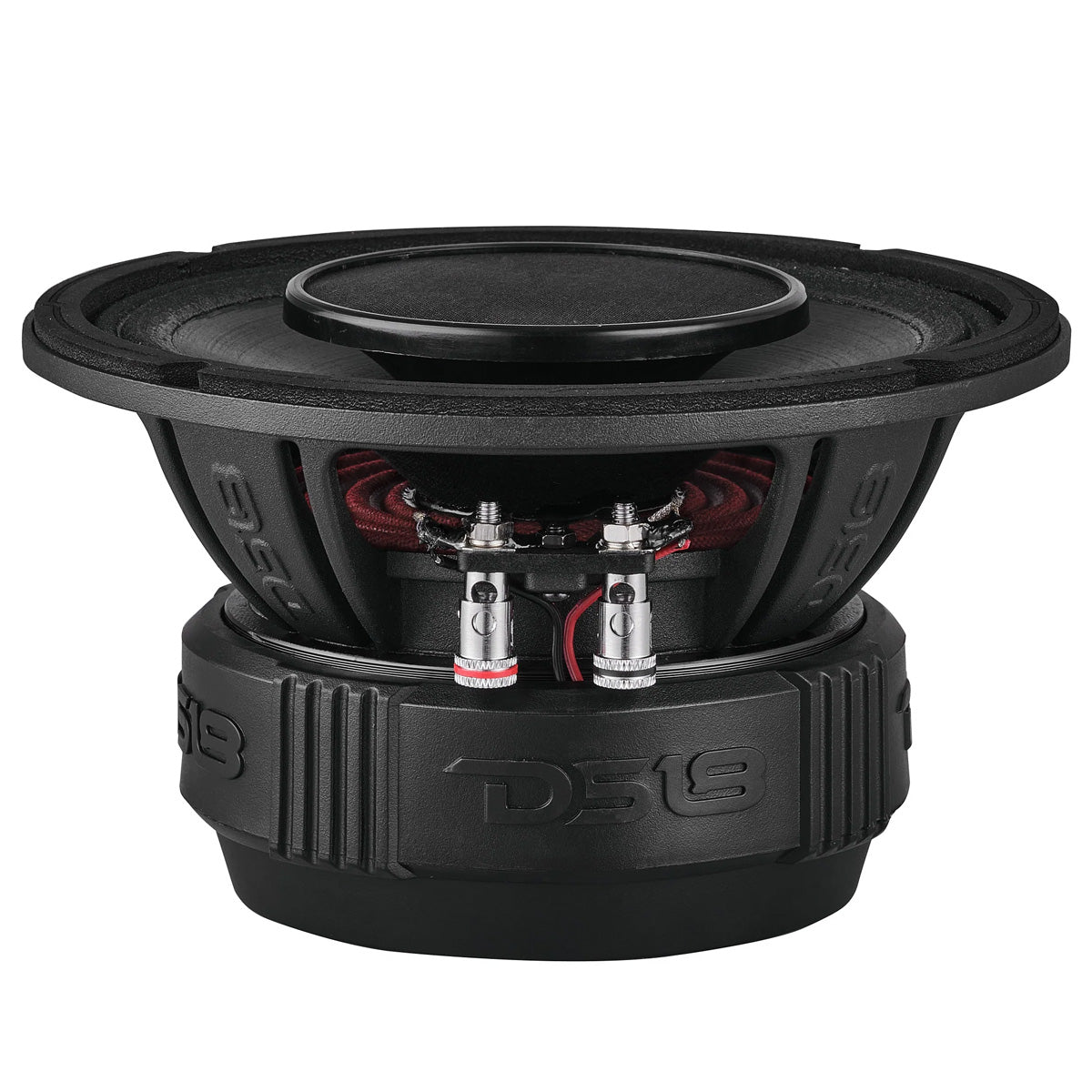 DS18 6.5" Mid Range Speakers Hybrid with Built In Driver 4 Ohm PRO-HY6.4B Pair