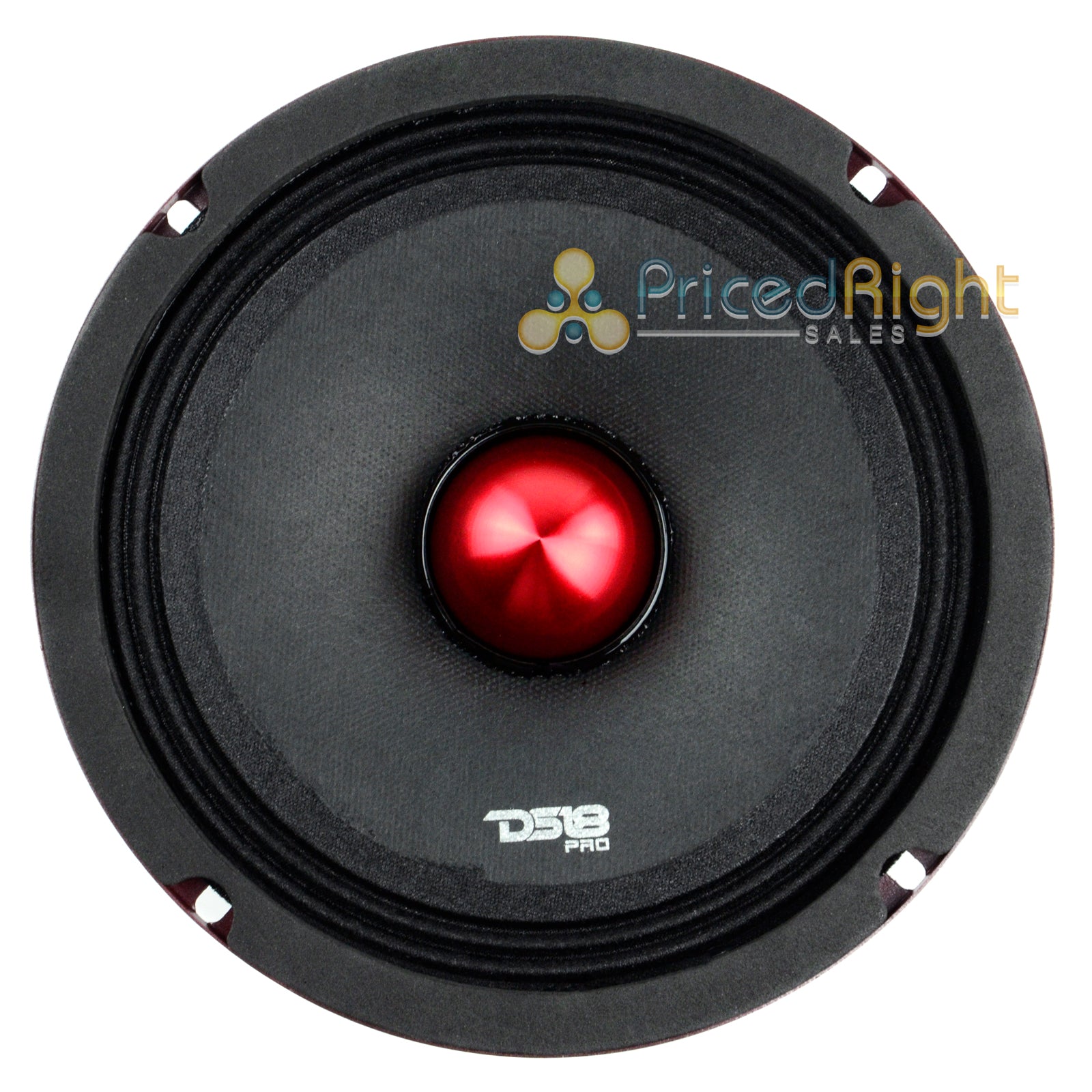 4 DS18 PRO-X6.4BMSL 400W Max 6.5" Slim Midrange Speaker and Bullet 4 Ohm Shallow