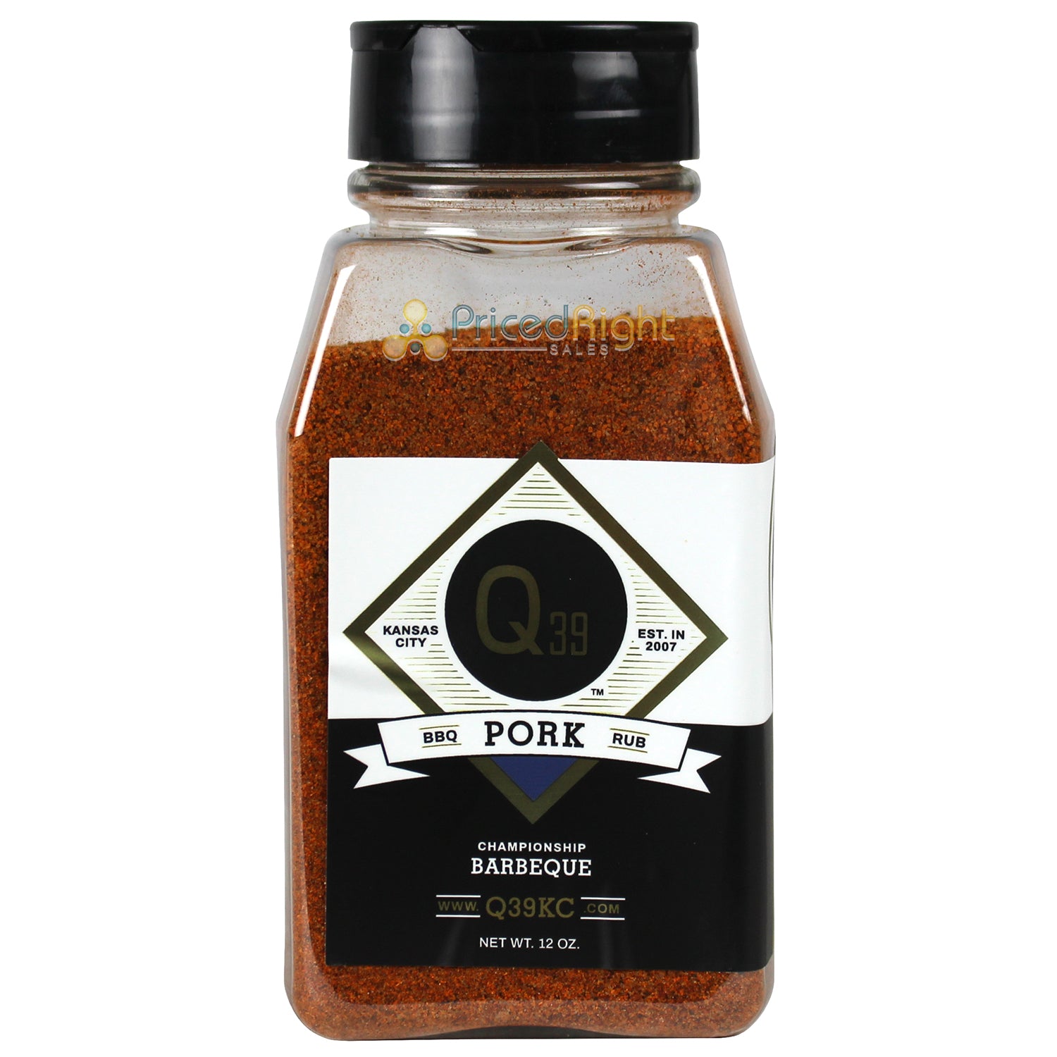 Q39 Pork Rub With A Bit More Spice & Less Sugar Gluten Free & No MSG 11oz