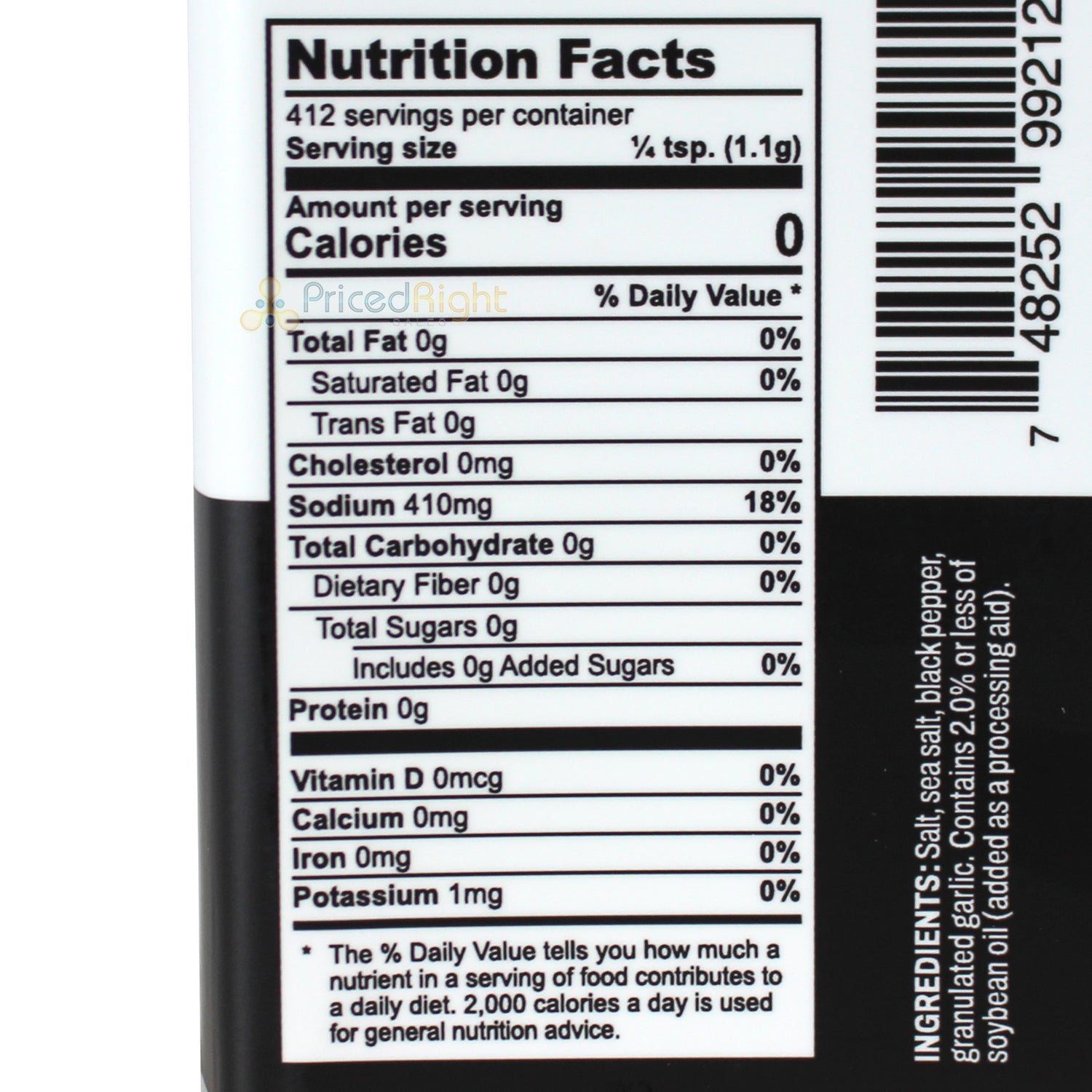 Q39 Steak Seasoning Salt Pepper & Garlic Rub For Meat & Veggies No MSG 16 oz