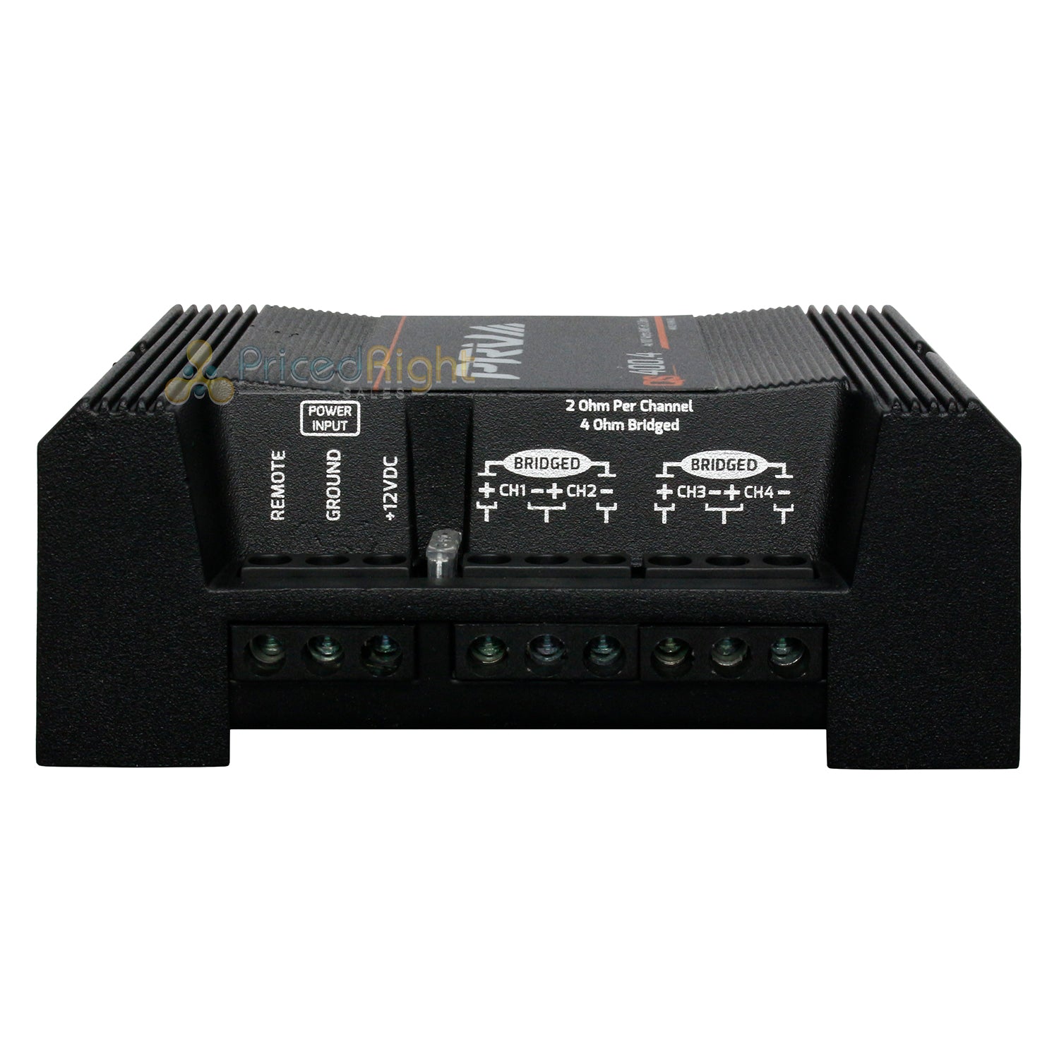 PRV Audio QS400.4 2 Ohm Mini Compact 4 Channel Full Range Class D Amplifier