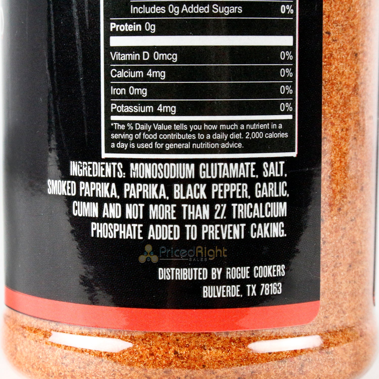 Rogue Cookers Doug's Dust Seasoning 10.8 oz Steak Pork Fish Vegetables AP Rub