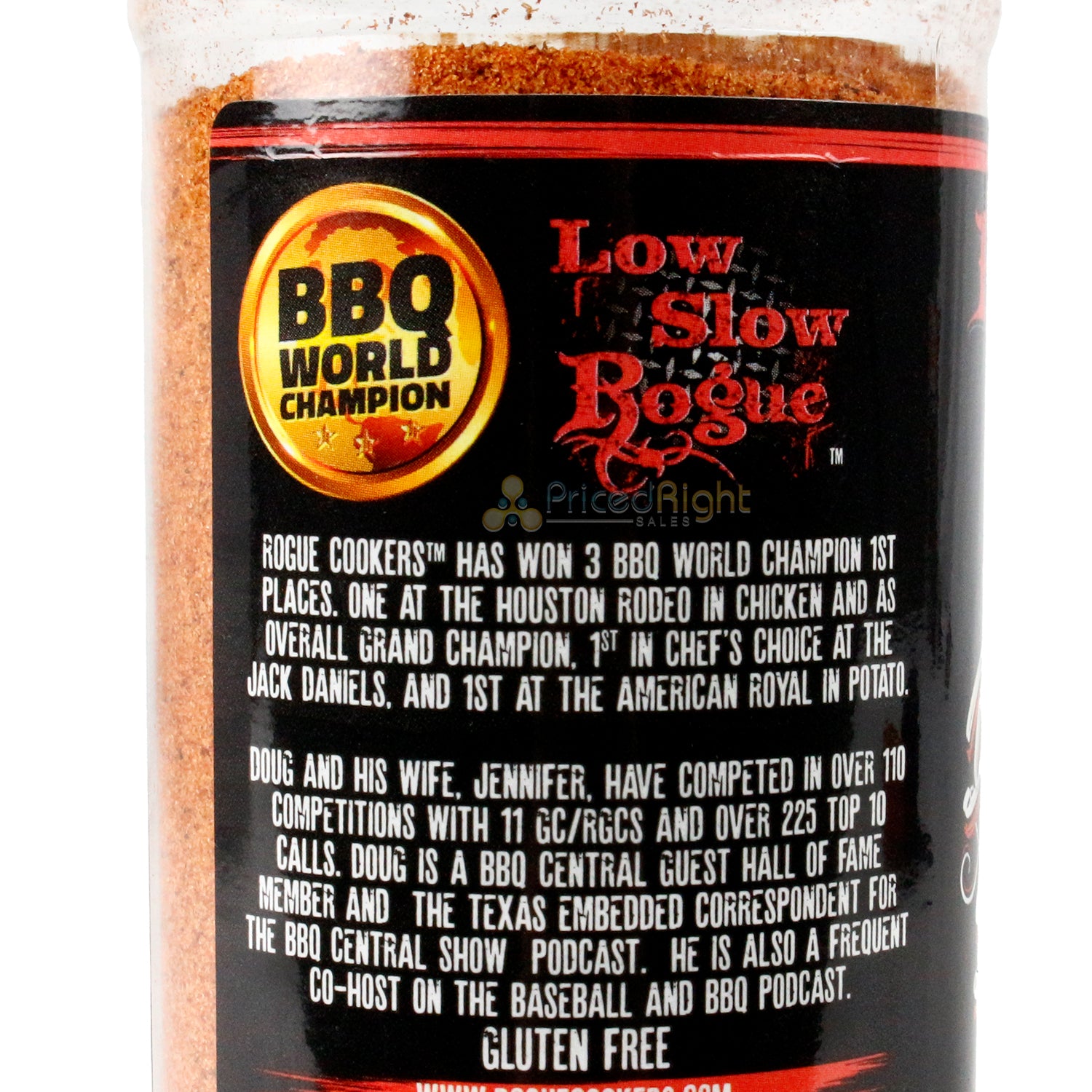 Rogue Cookers Doug's Dust Seasoning 10.8 oz Steak Pork Fish Vegetables AP Rub