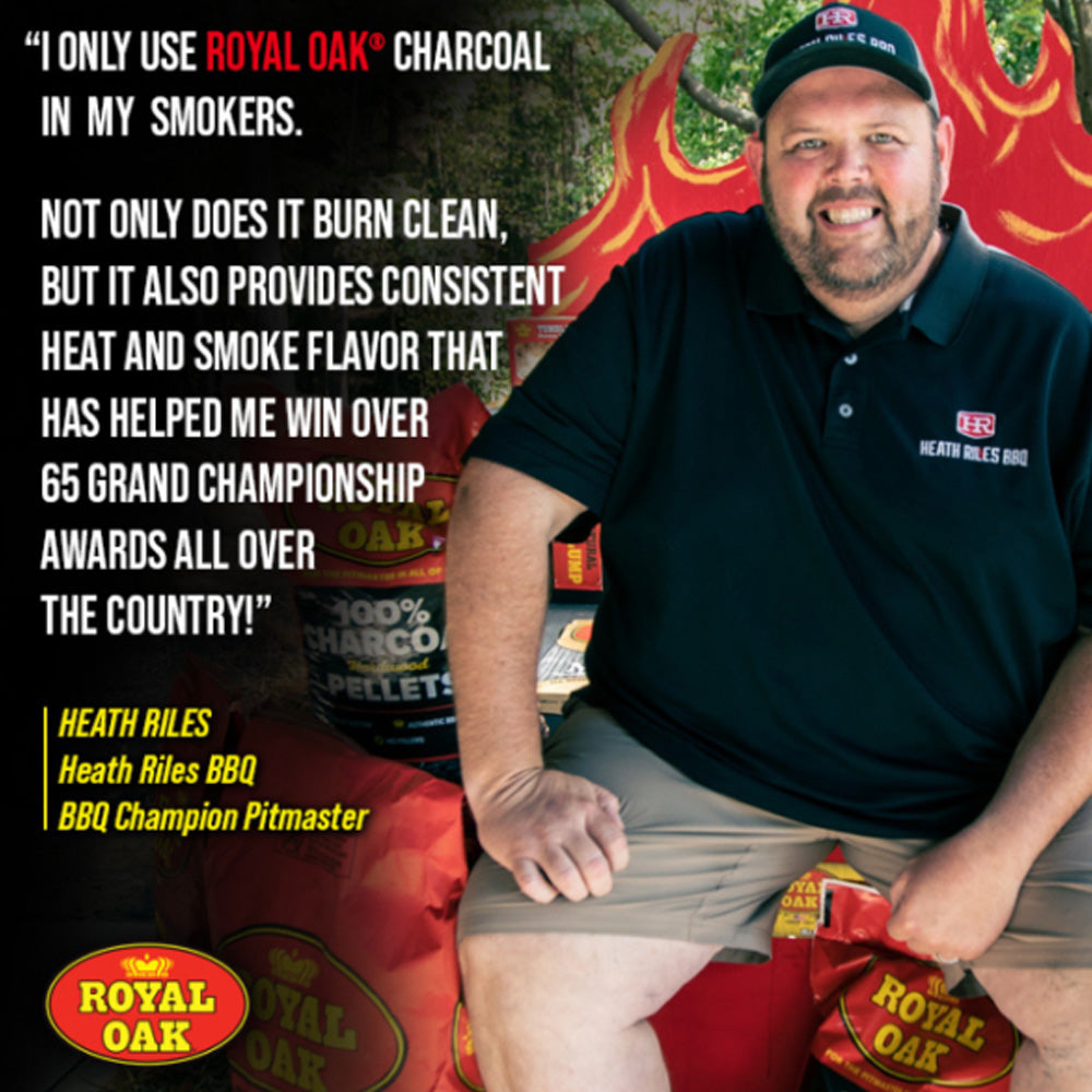 Royal Oak Super Size Charcoal Briquets 14 lb Bag Classic Flavor Burns Longer