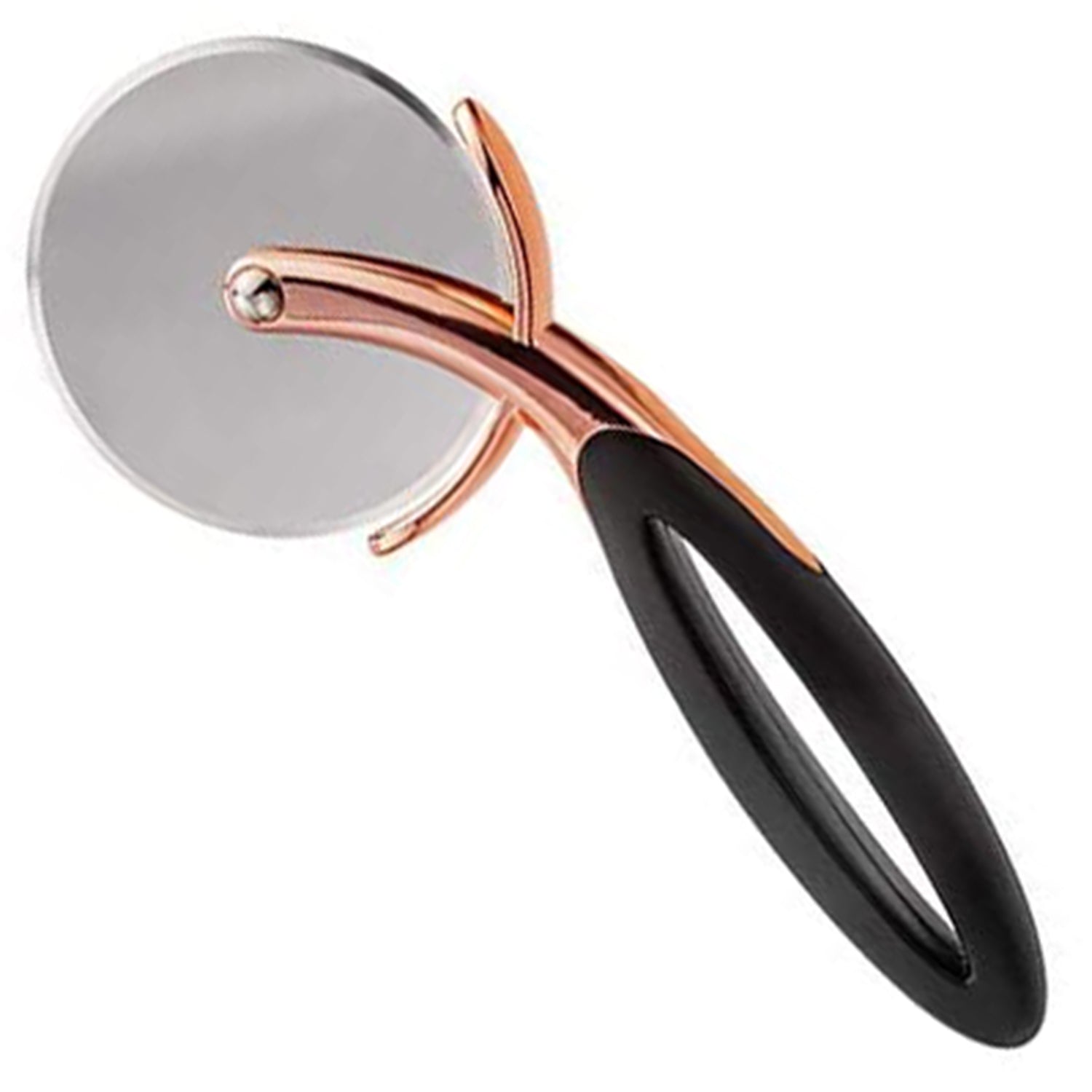 Stellar Soft Touch Pizza Cutter Softgrip Non-Slip Handle Dishwasher Safe Copper