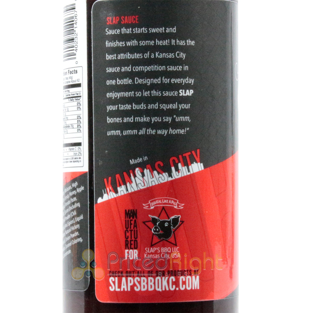 Slaps Bbq Kansas City Style Slap Sauce 16 Oz Competition Rated Barbecue Blend