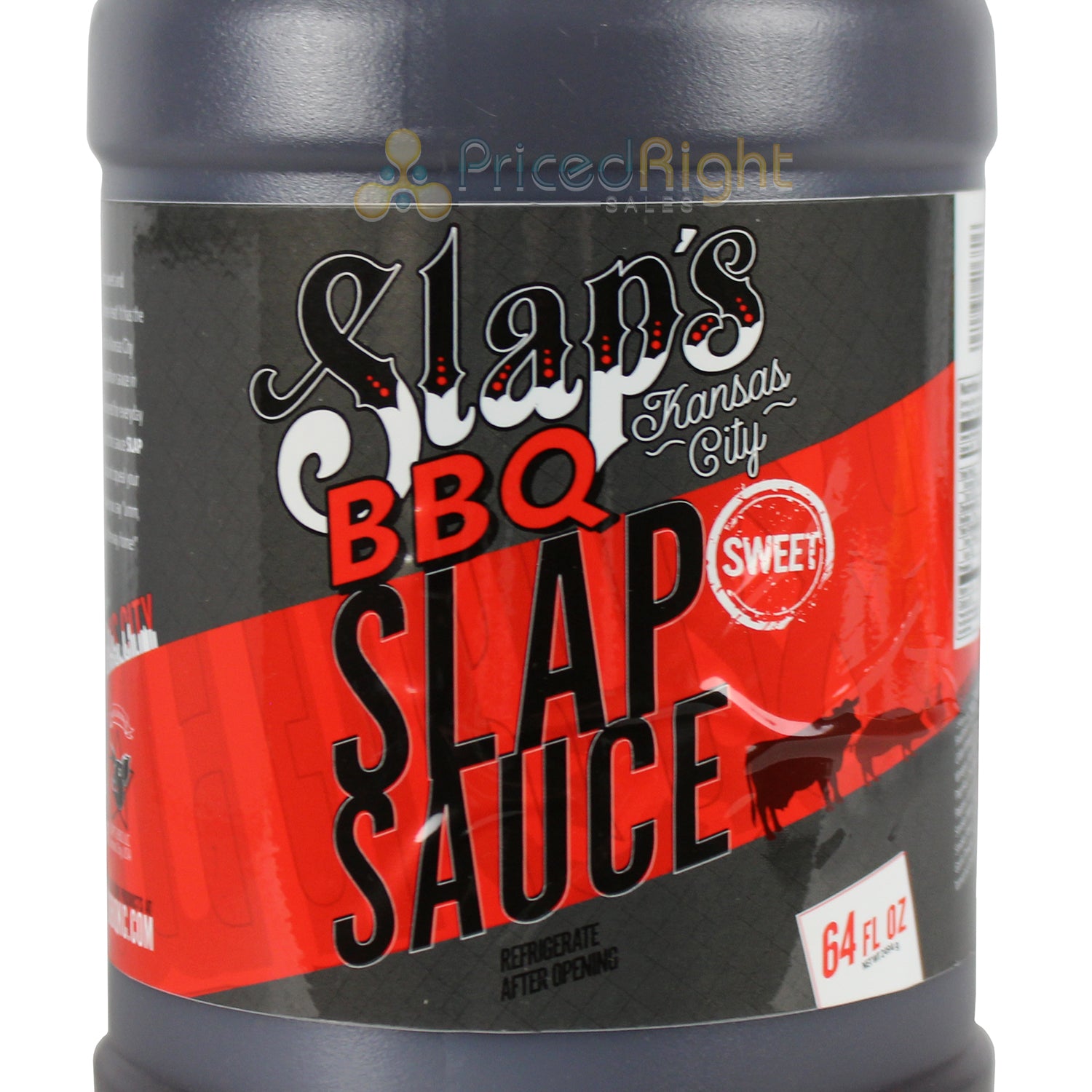 Slaps BBQ Kansas City Style Slap Sauce 64 oz Competition Rated Barbecue SL01010