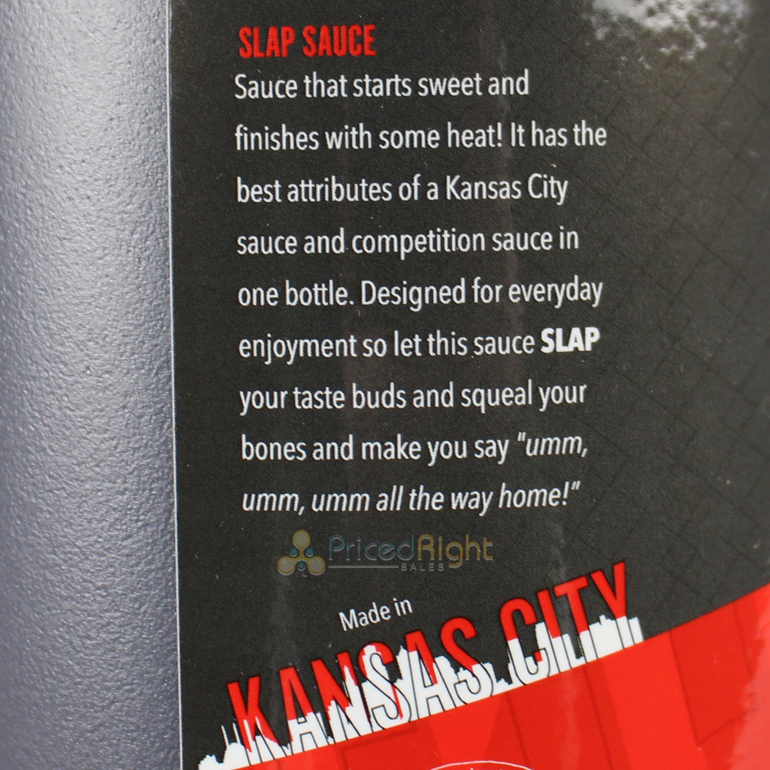 Slaps BBQ Kansas City Style Slap Sauce 64 oz Competition Rated Barbecue SL01010