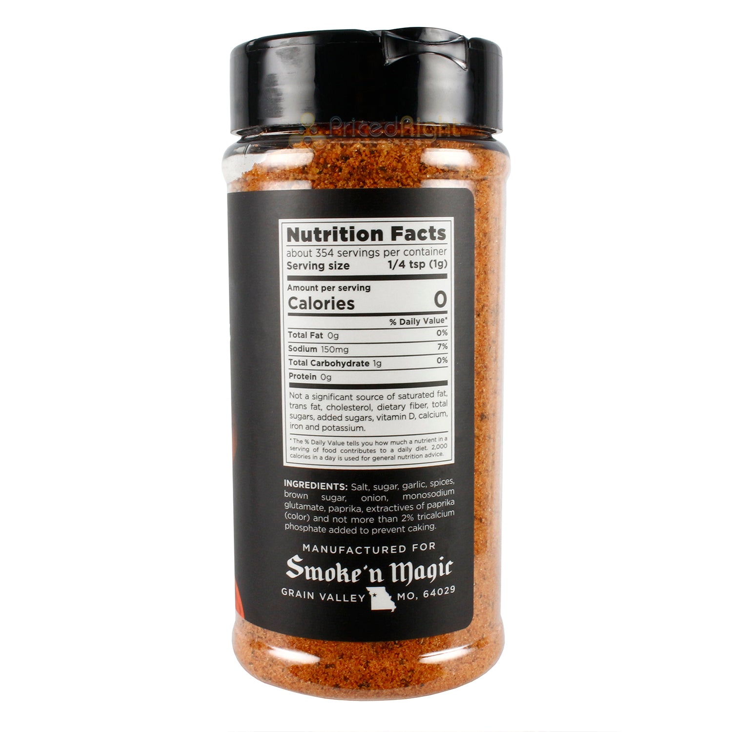 Smoke 'N Magic Sweet n Peppery Rib Rub Seasoning Beef Pork Vegetables 12.5 Ounce