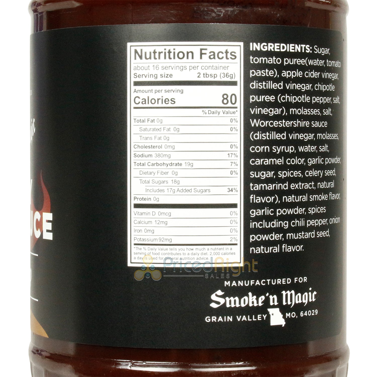 Smoke 'N Magic Spicy BBQ Sauce Level Up Sweet & Heat All Purpose 20.5 Ounce