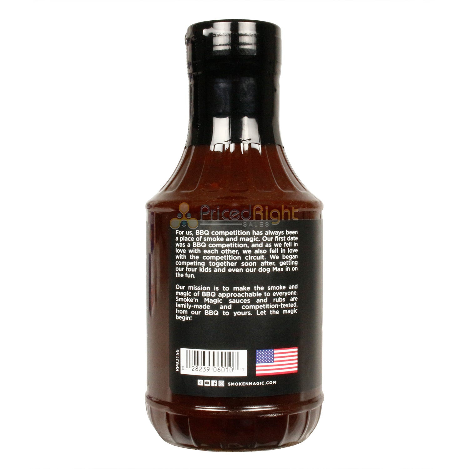 Smoke 'N Magic Sweet BBQ Sauce Pitmaster Blend Sweet & Pepper All Purpose 21.1oz