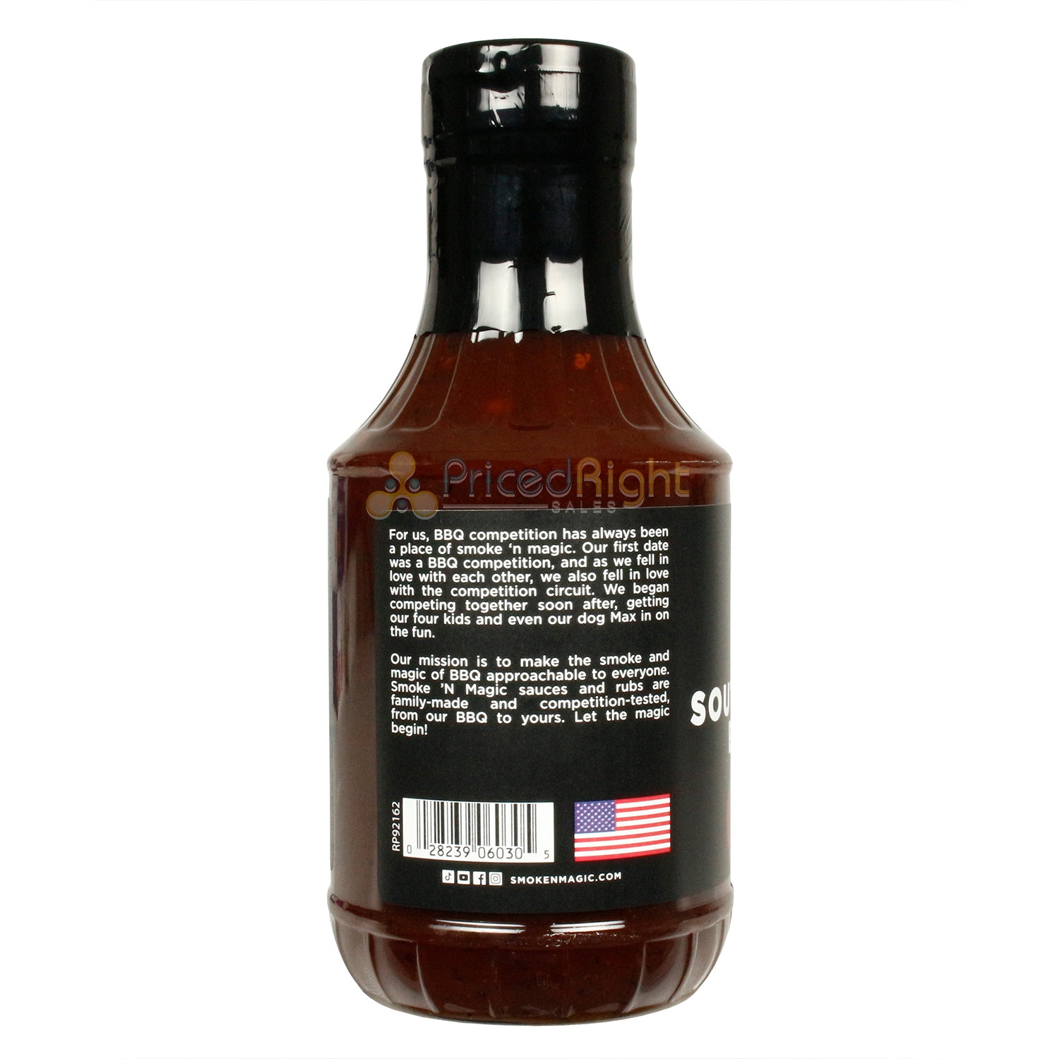 Smoke 'N Magic Southern Twang BBQ Sauce Bold and Tangy All Purpose 21.1 Ounce