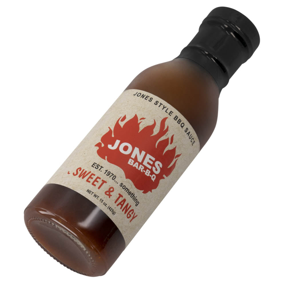 Jones Bar-B-Q Sweet & Tangy BBQ Sauce 15 oz Bottle