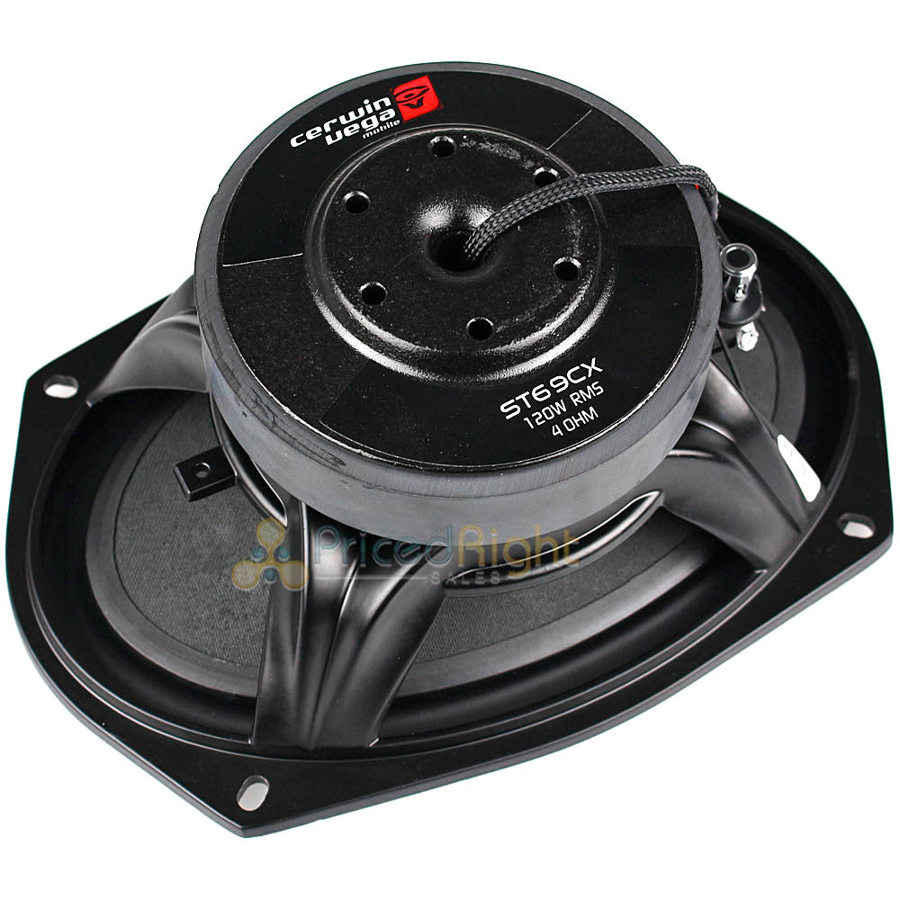 Motorcycle Subwoofer 6x9" Inch 2 Way Coaxial Speaker COAXSUB Cerwin Vega ST69CX