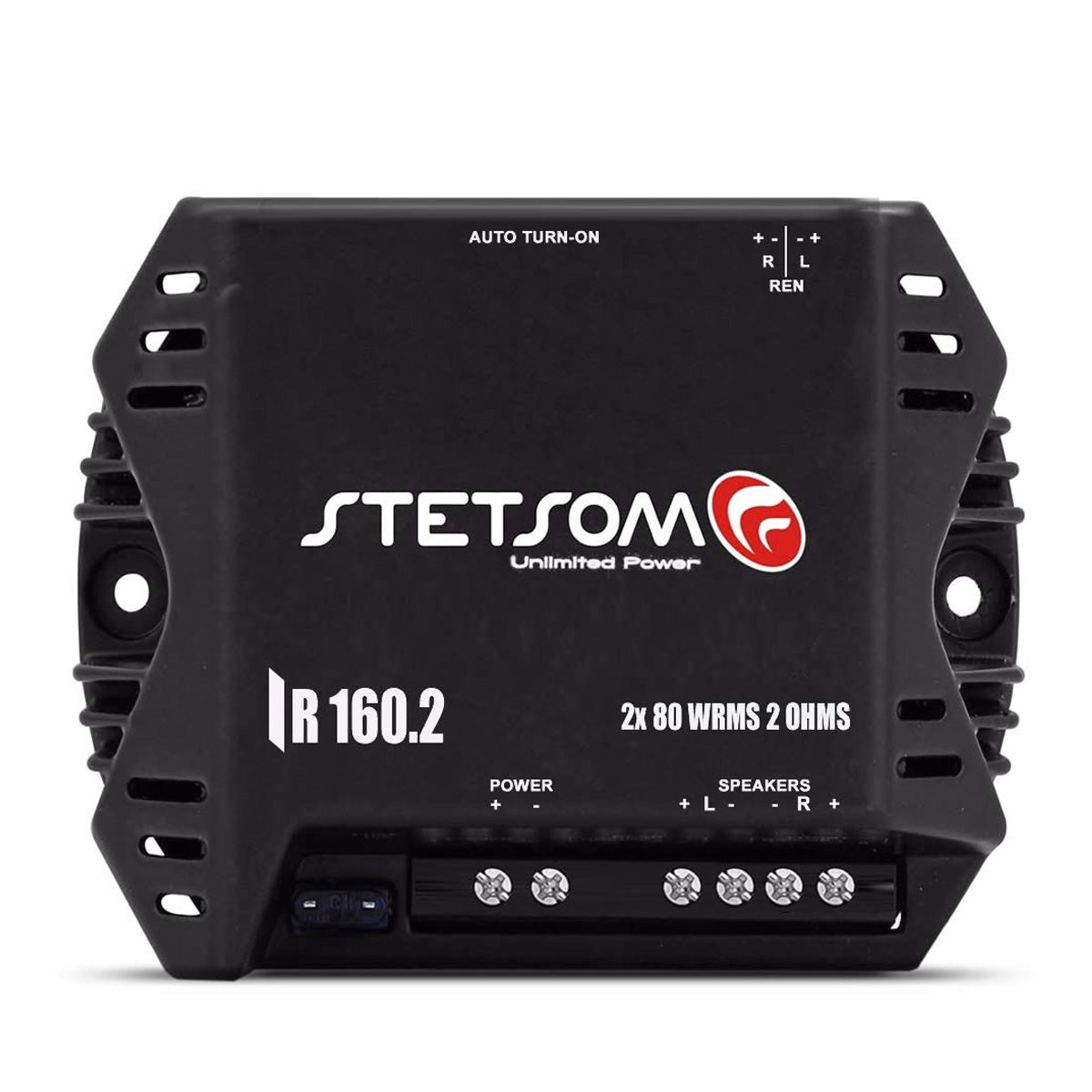 Stetsom Compact Digital Amplifier 2 Ohm 2 Channel Amp 80Wx2 RMS 160W Total