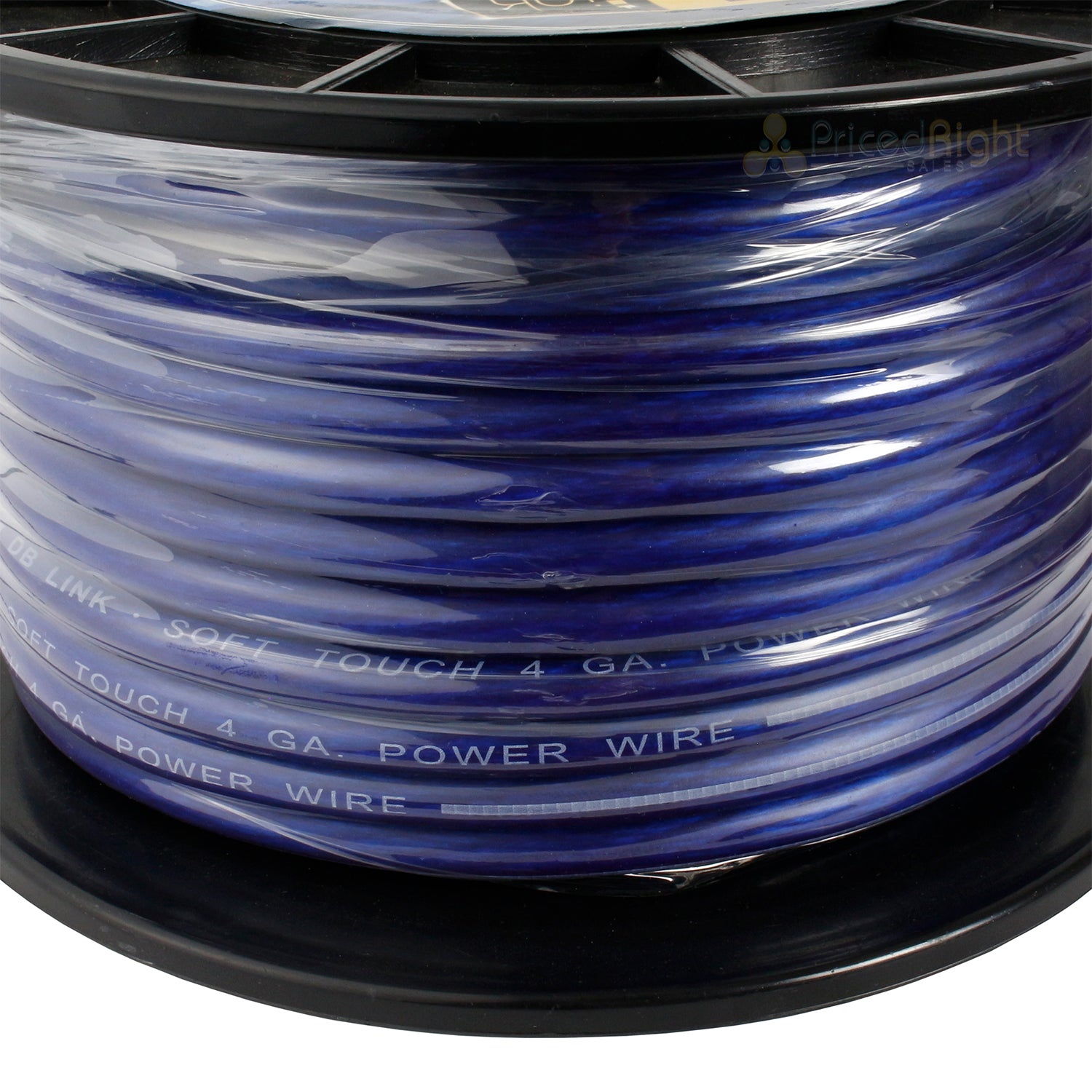 DB Link 4 Gauge Blue Power Wire 100' (30.48 m) Oxygen Free Power/Ground Cable